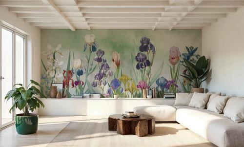 Iris Field Green