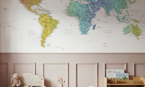 World Map Cities - Adrius