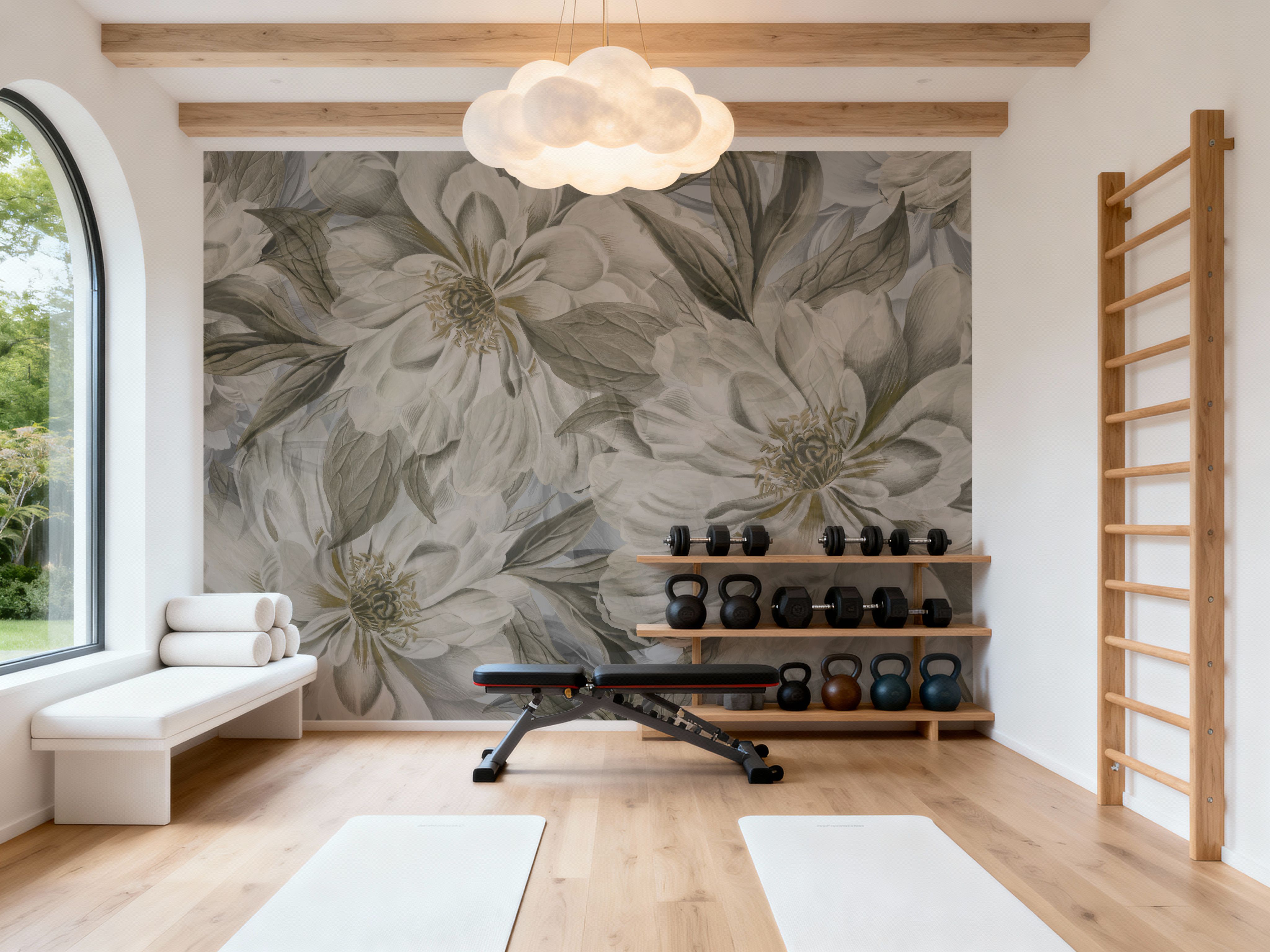 Peony Study - Chalk