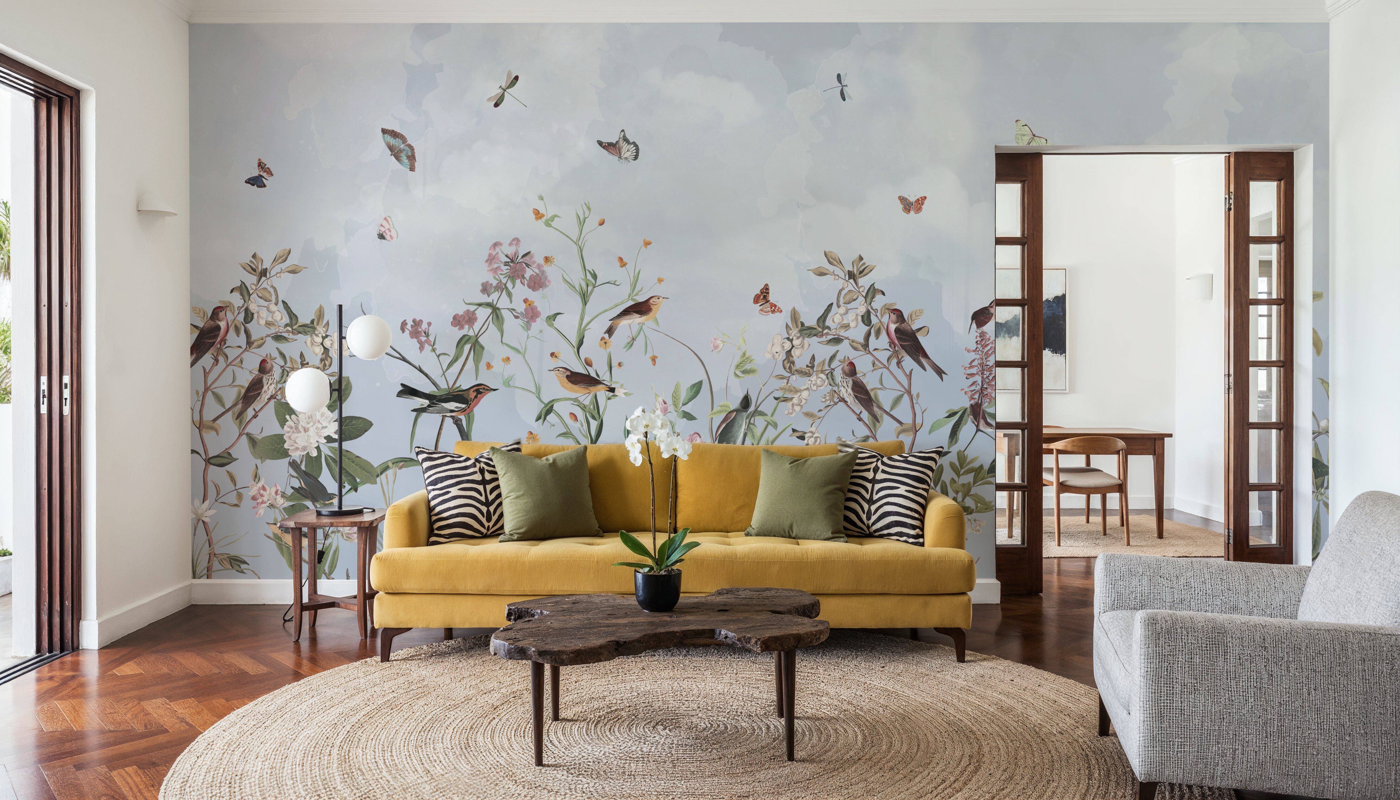 Take me to the Garden Blue, Wallpaper