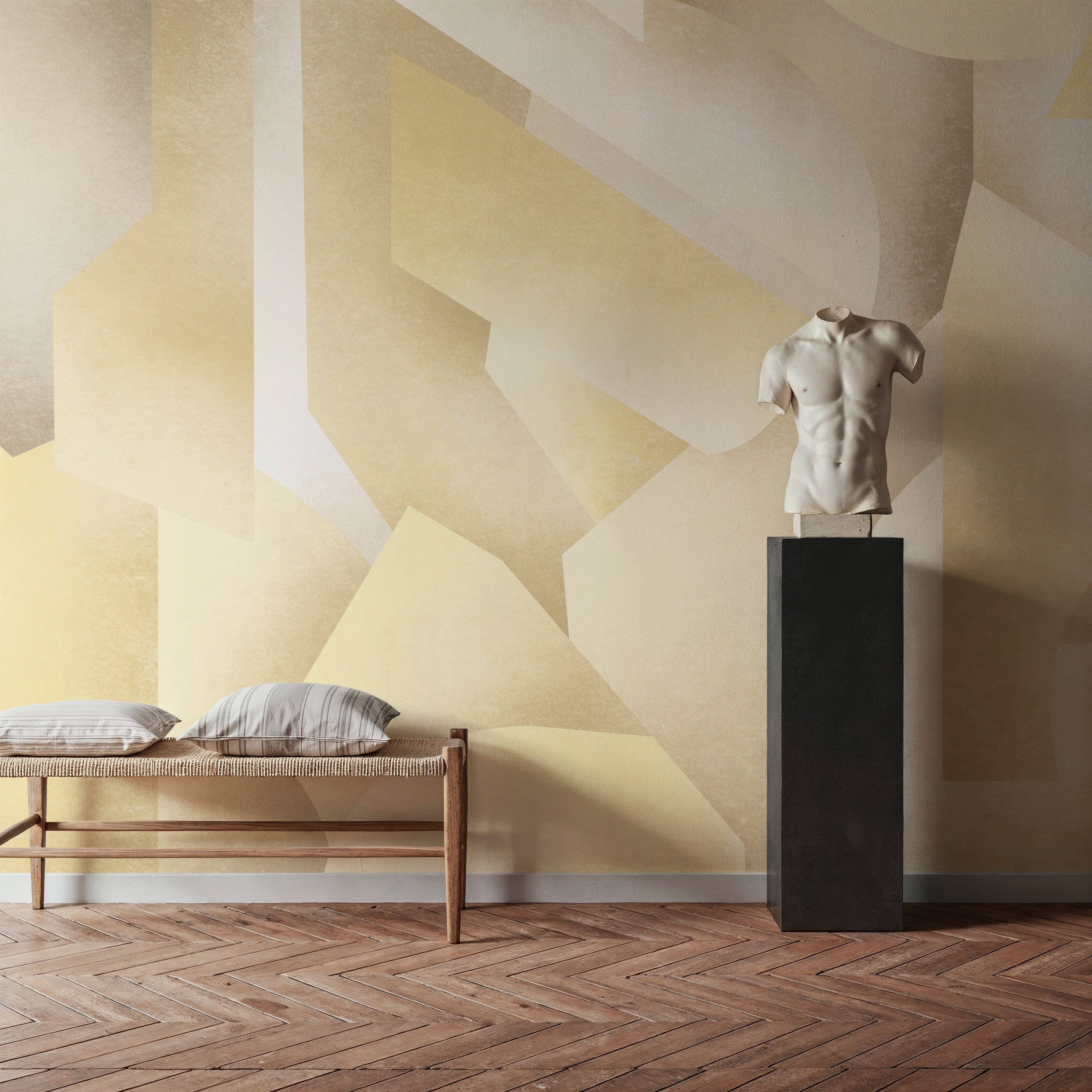 Chalky Geometrica, Butter Yellow