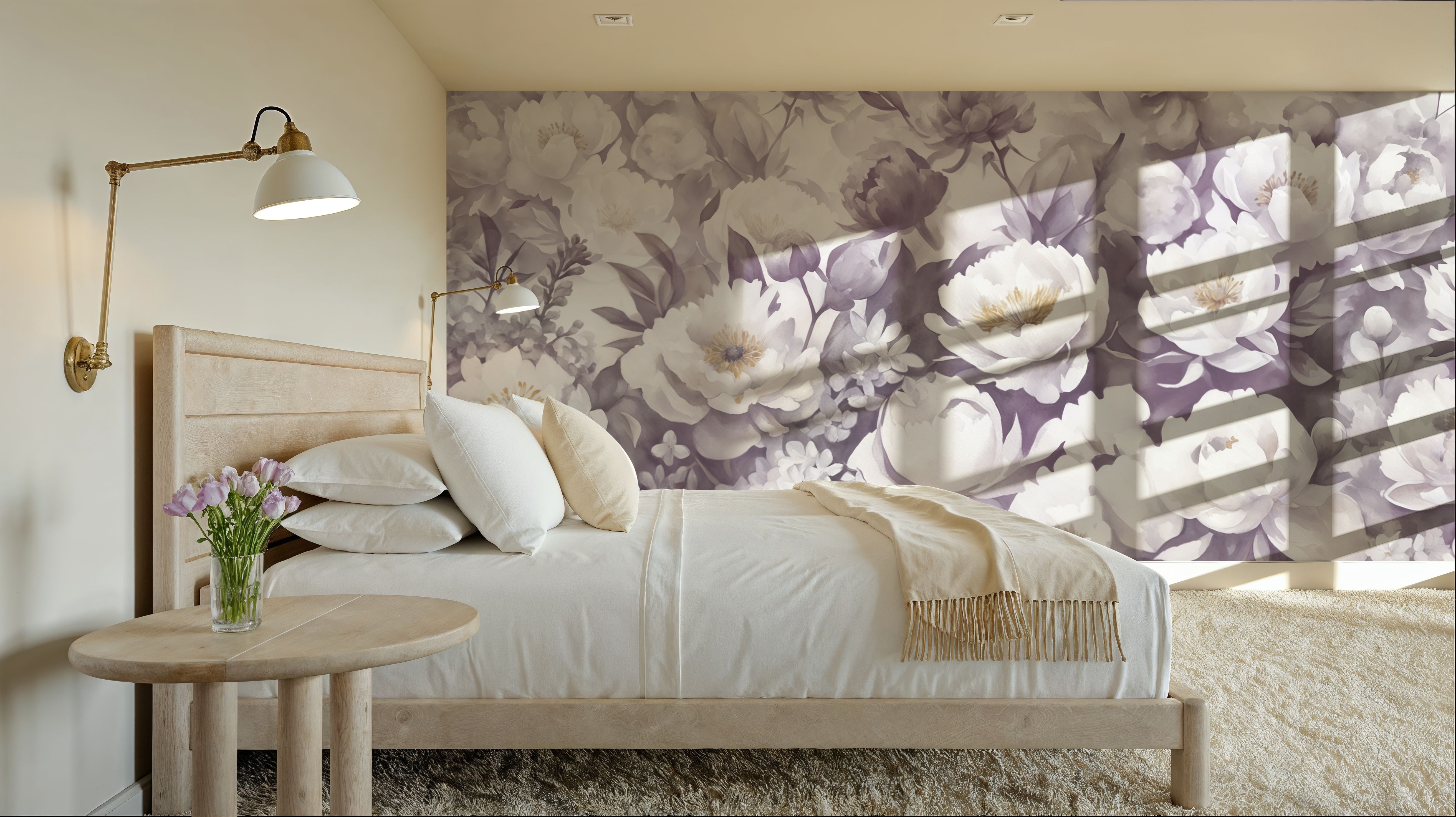 Watercolor Peonies WInter