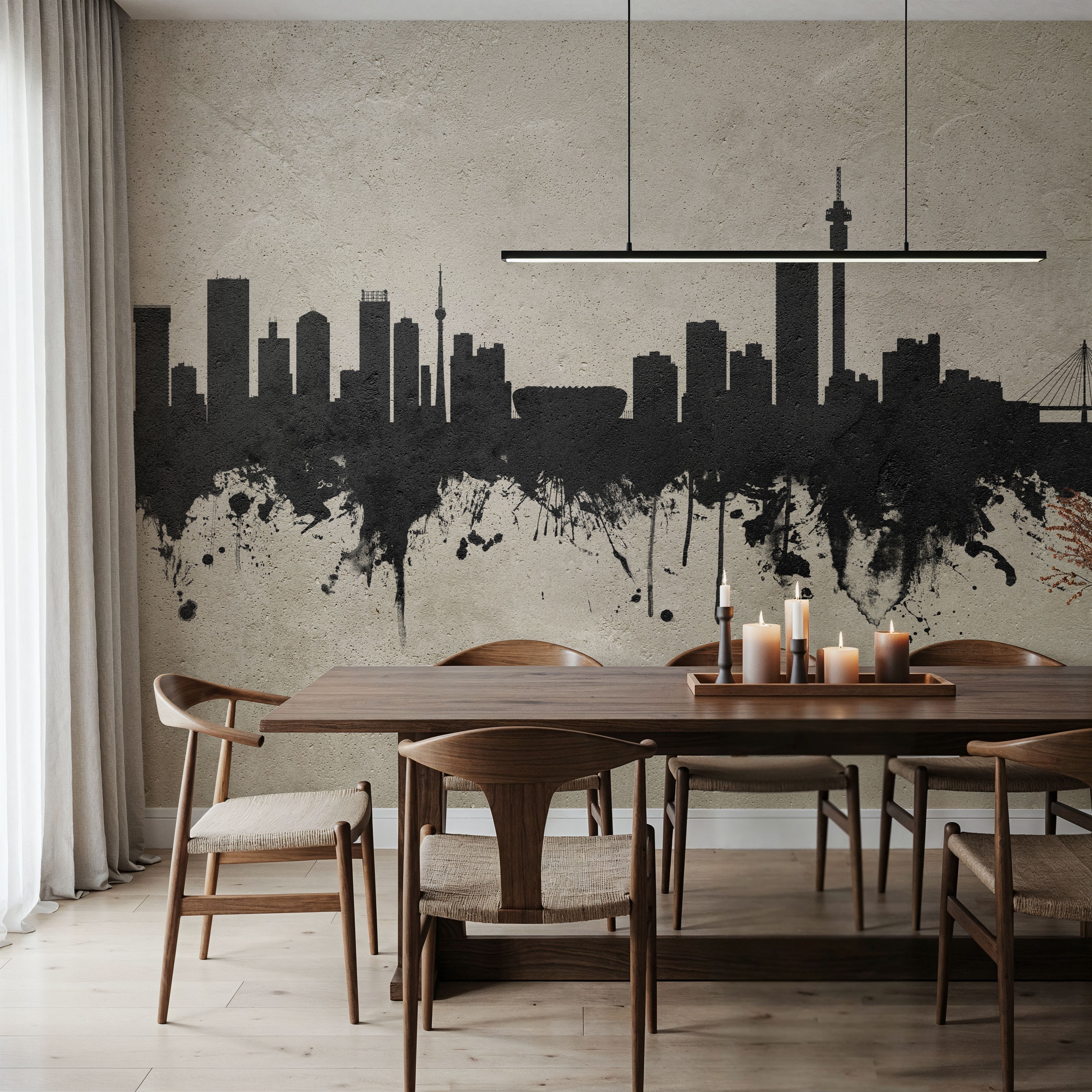 Johannesburg South Africa Skyline Concrete