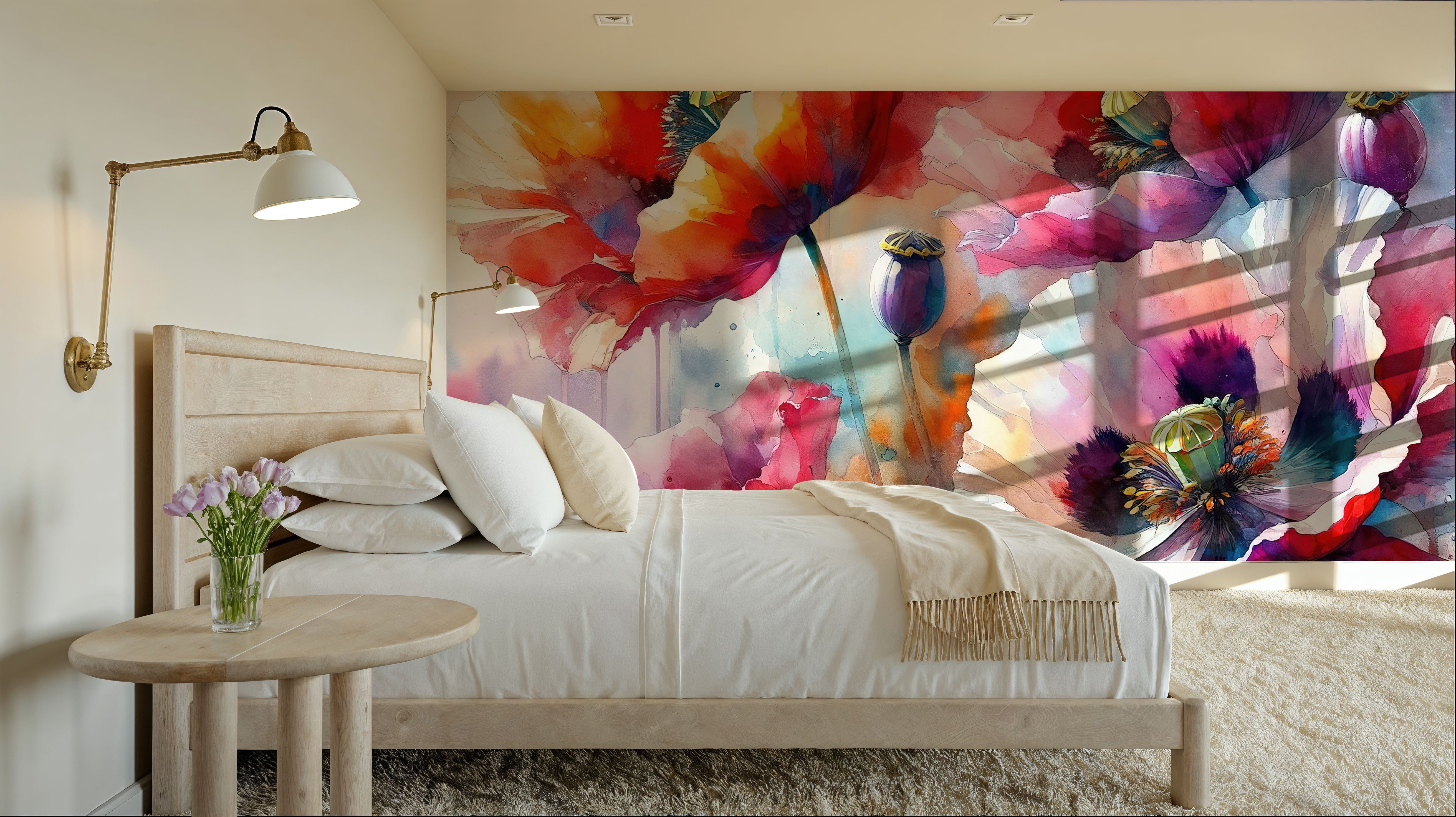 Intense Floral Radiance, Papier peint