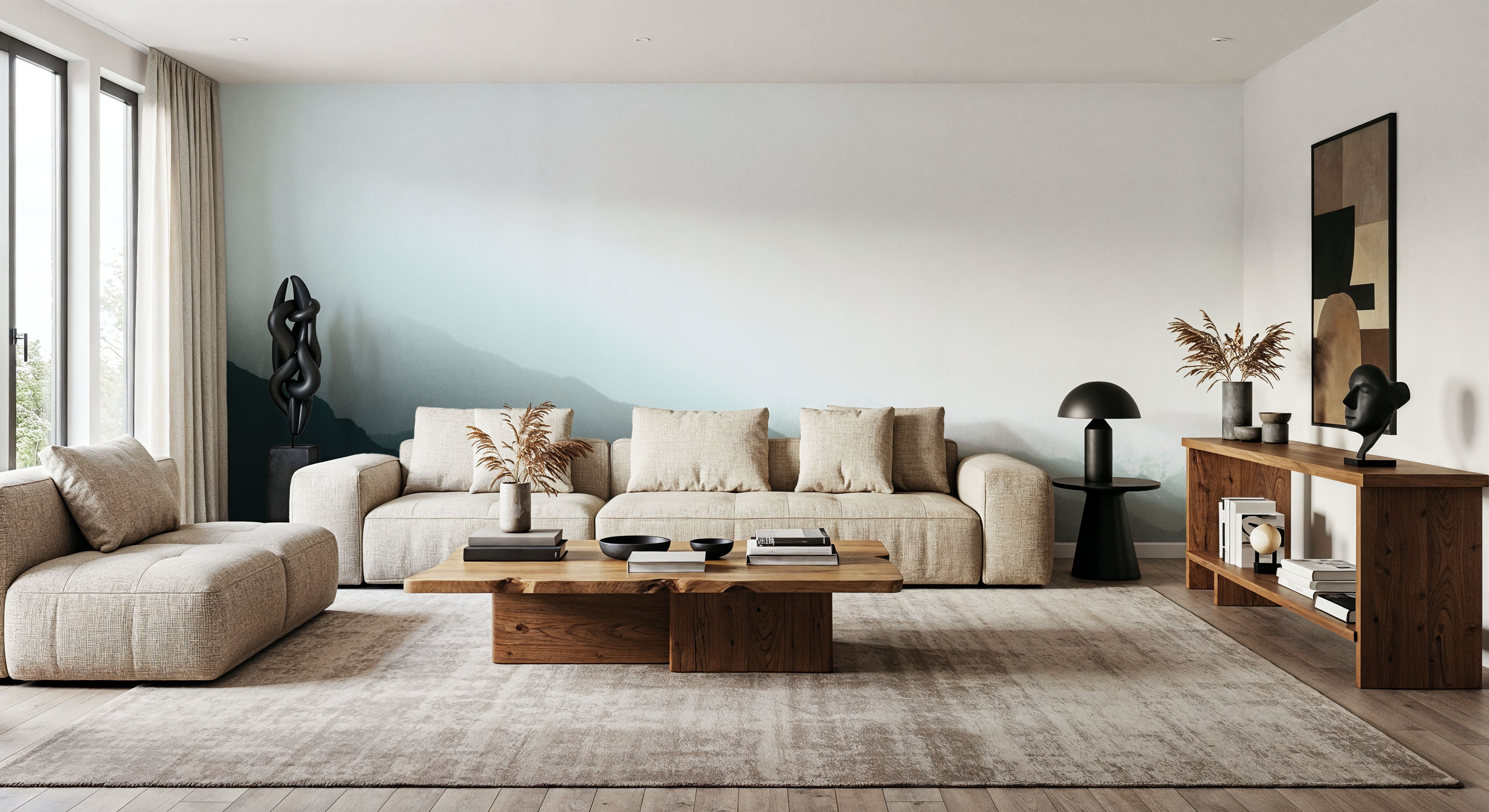 Virgin Mountains Blue, Wallpaper