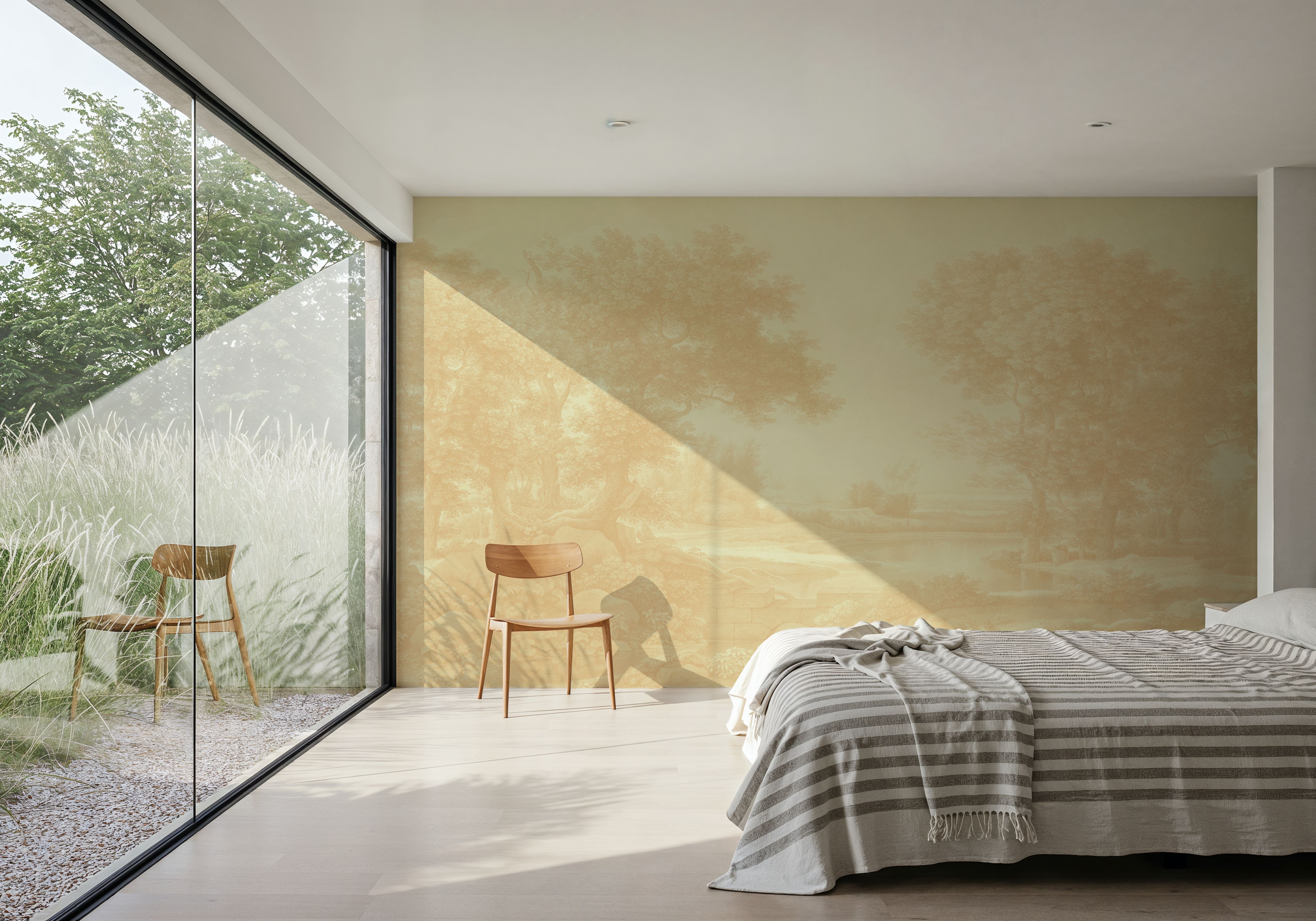 Riverbank Oak Landscape, Oat