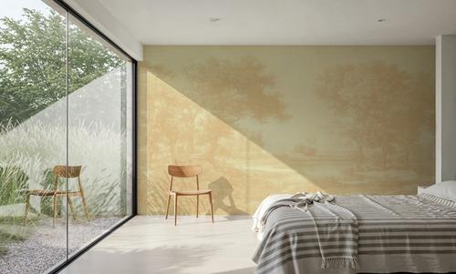 Riverbank Oak Landscape, Oat