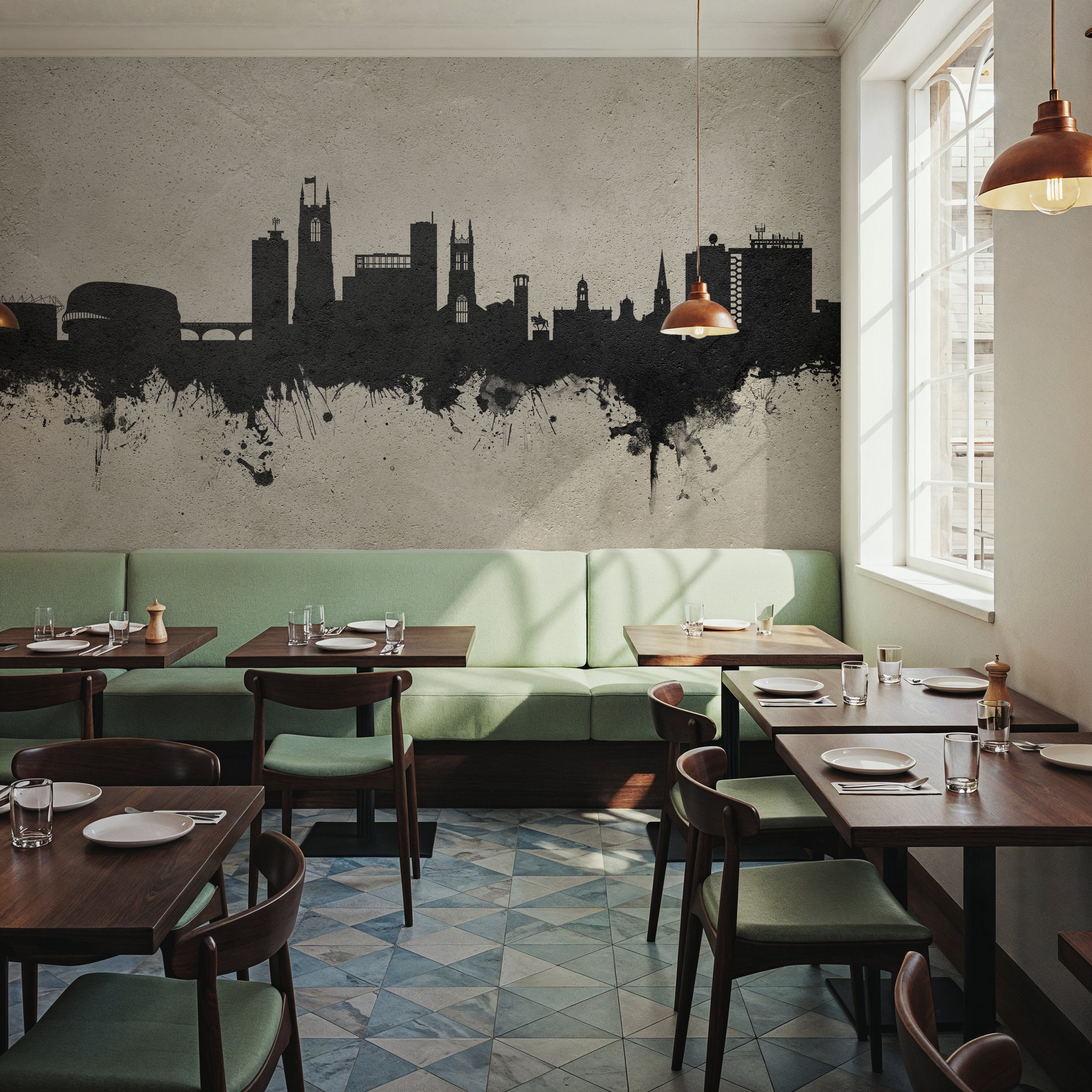 Derby England Skyline Concrete