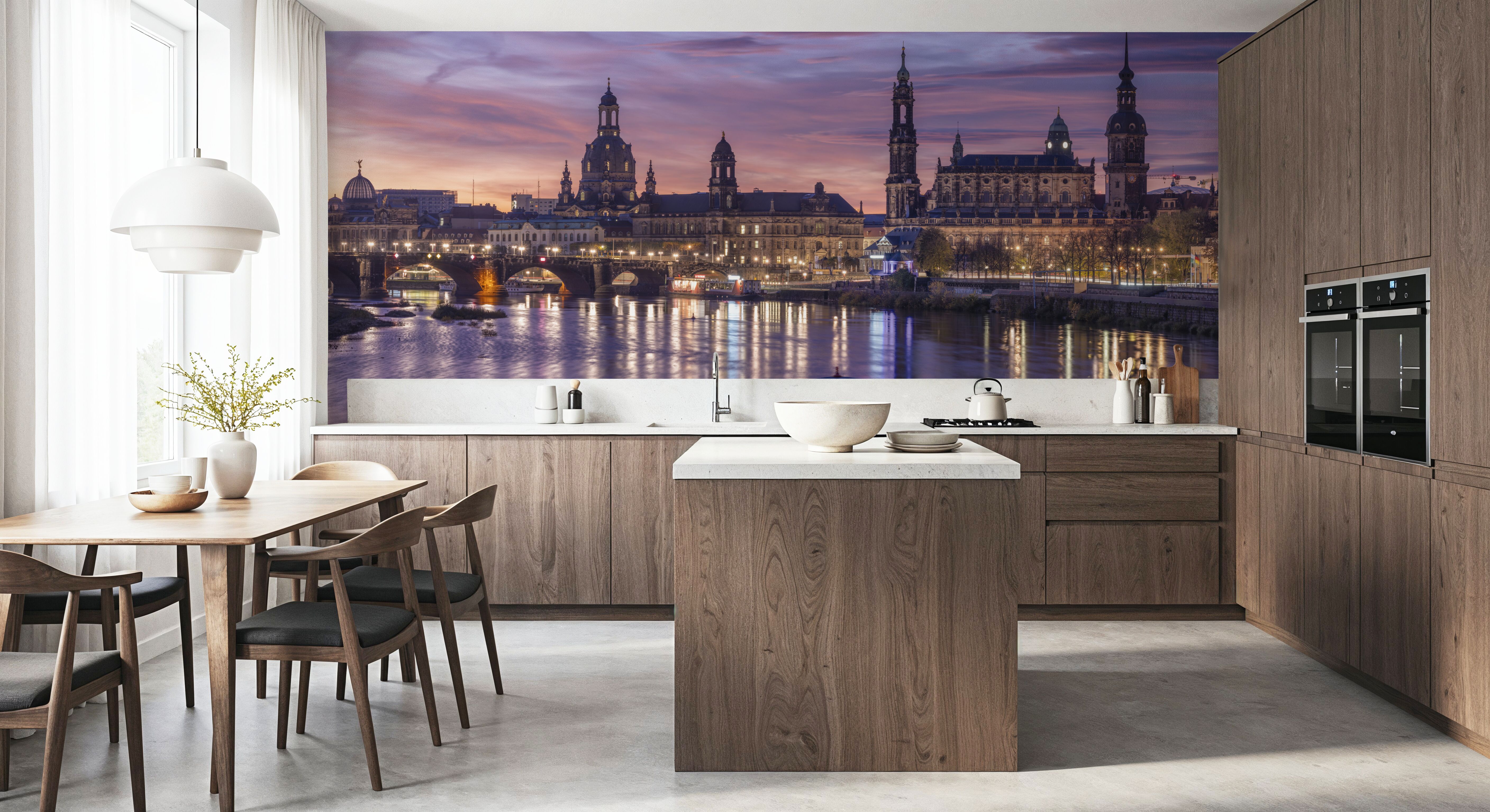 Twilight Skyline, Papel pintado