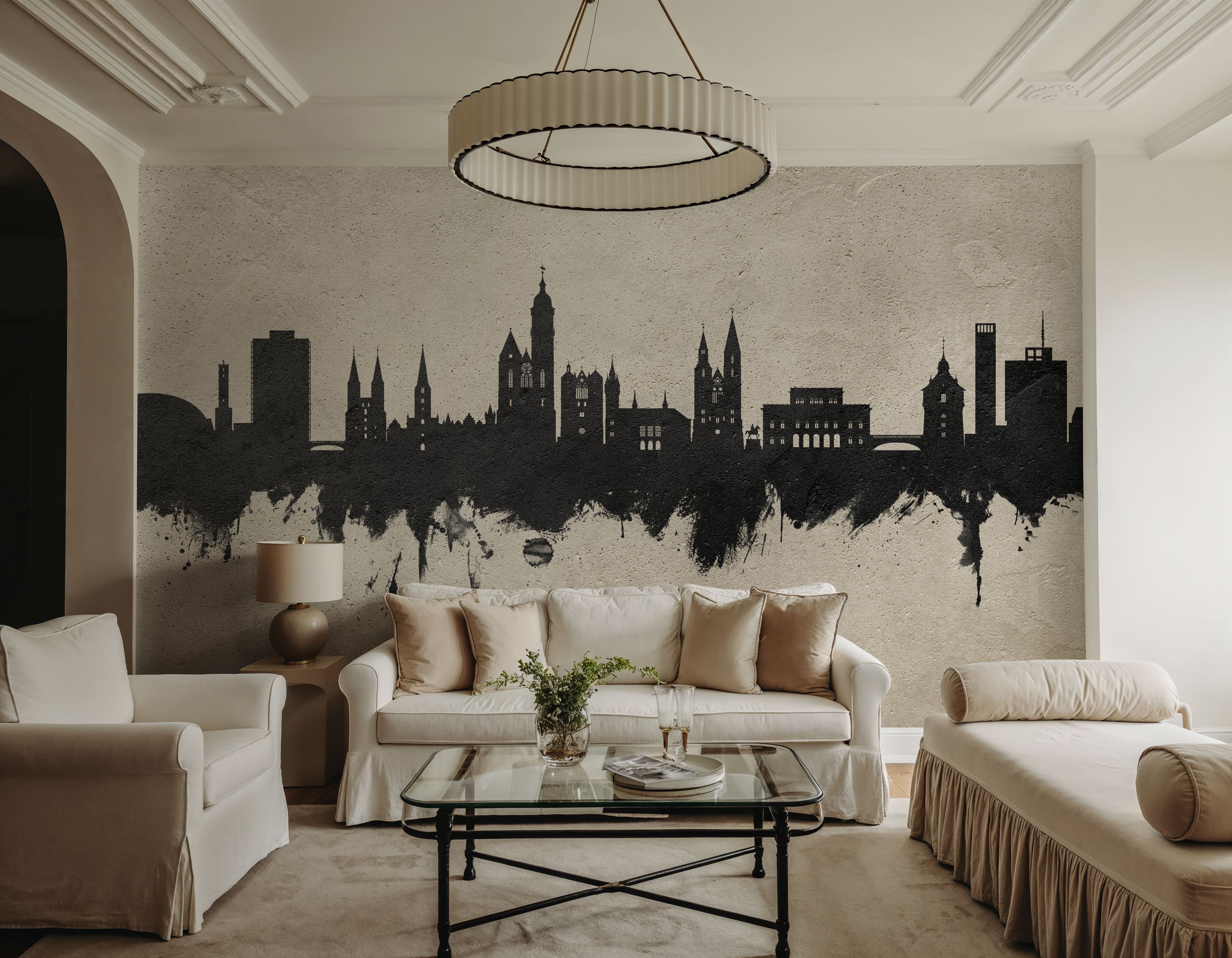 Braunschweig Germany Skyline Concrete, Wallpaper