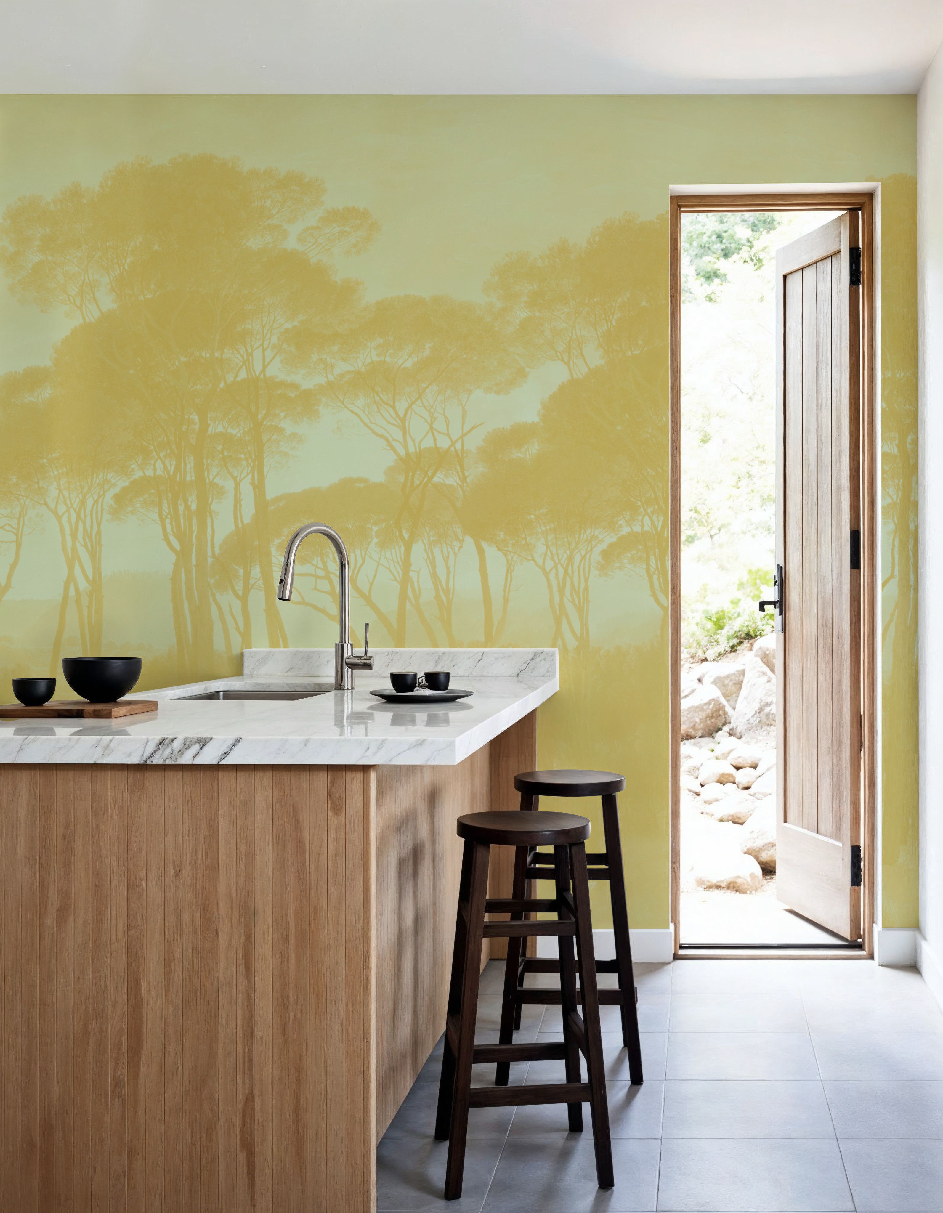 Mediterranean Pine Landscape, Citrus