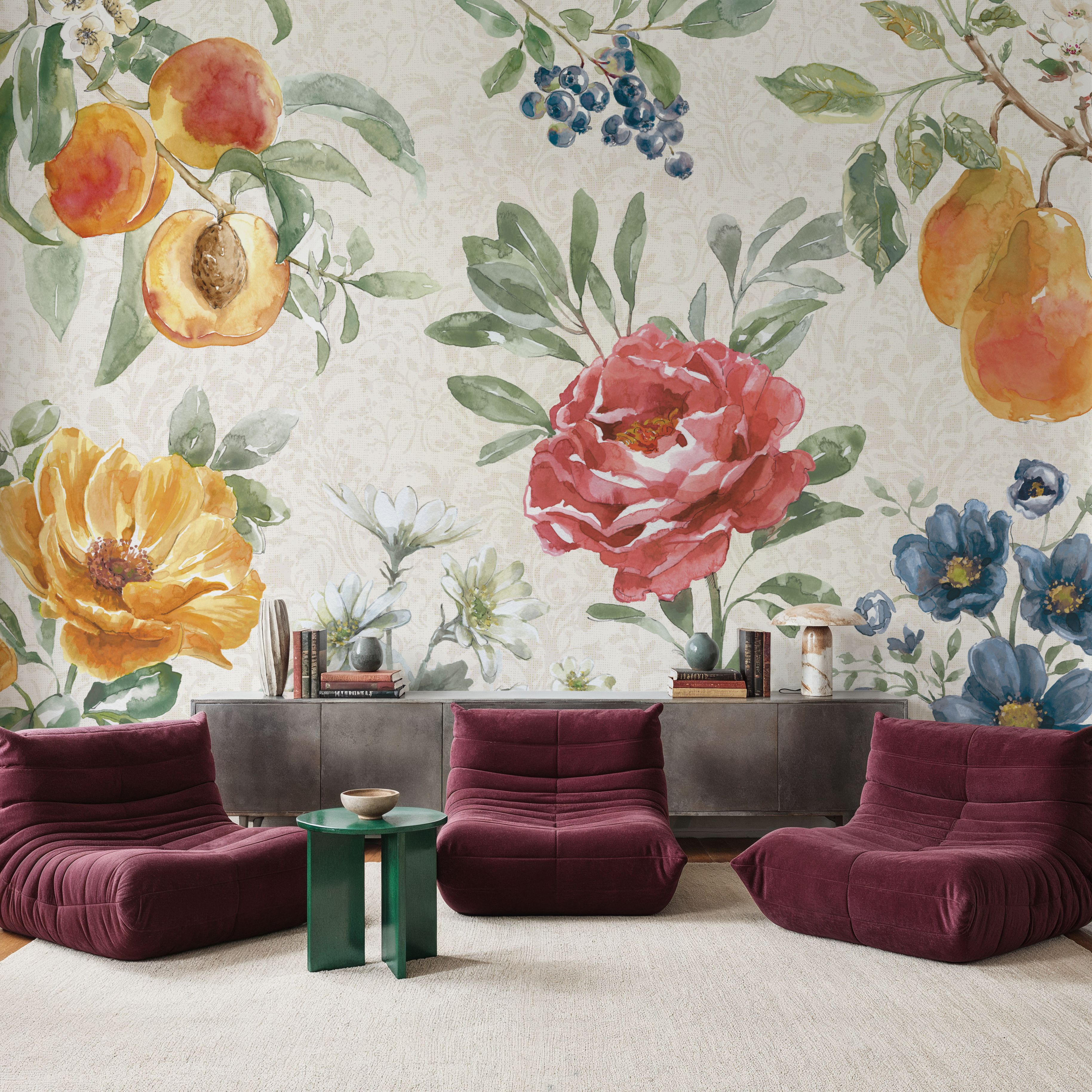 Floral Solitude White