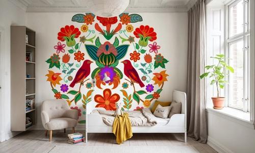 Otomi Floral Birds