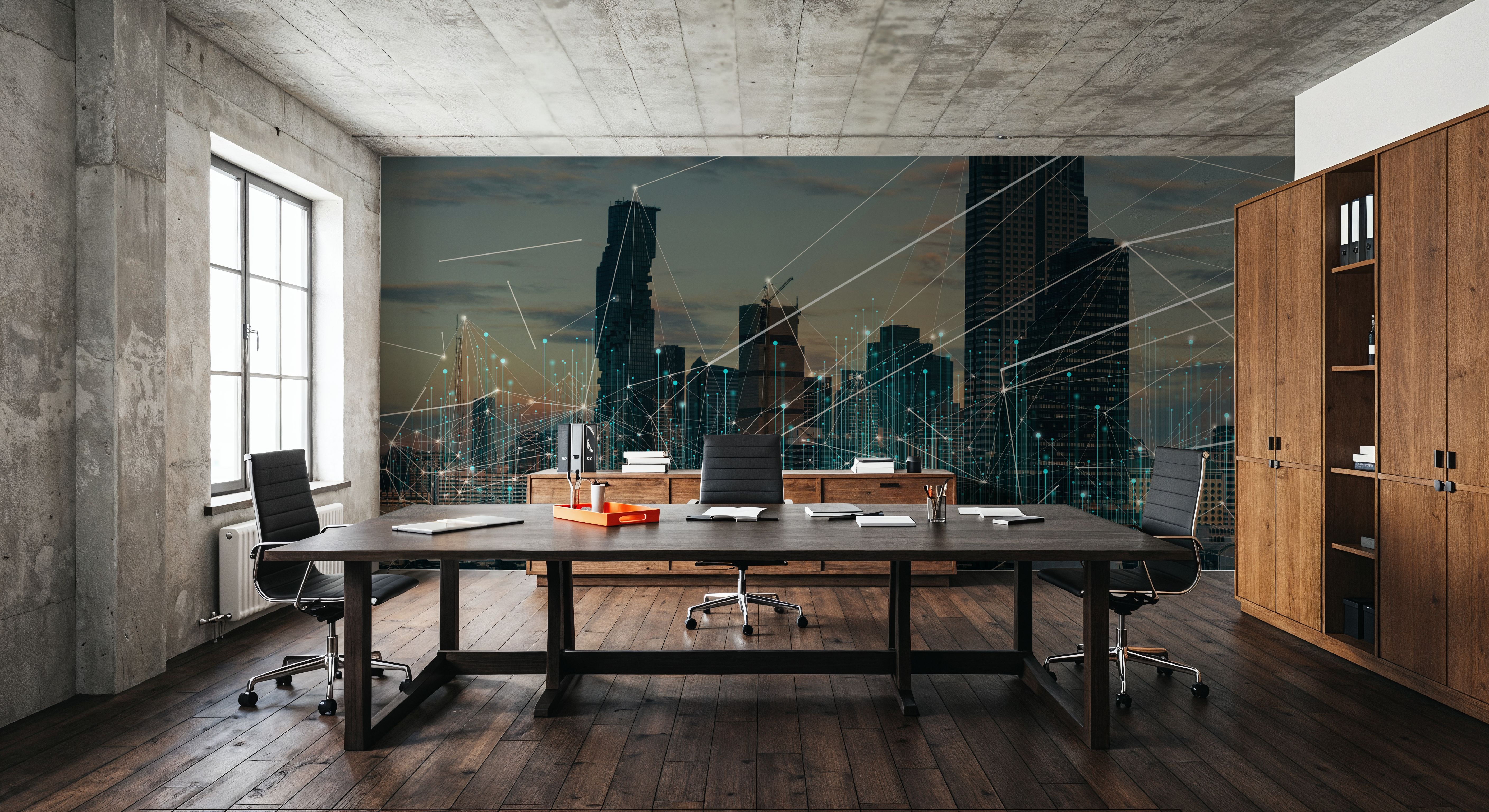 Connected Cityscape, Wallpaper