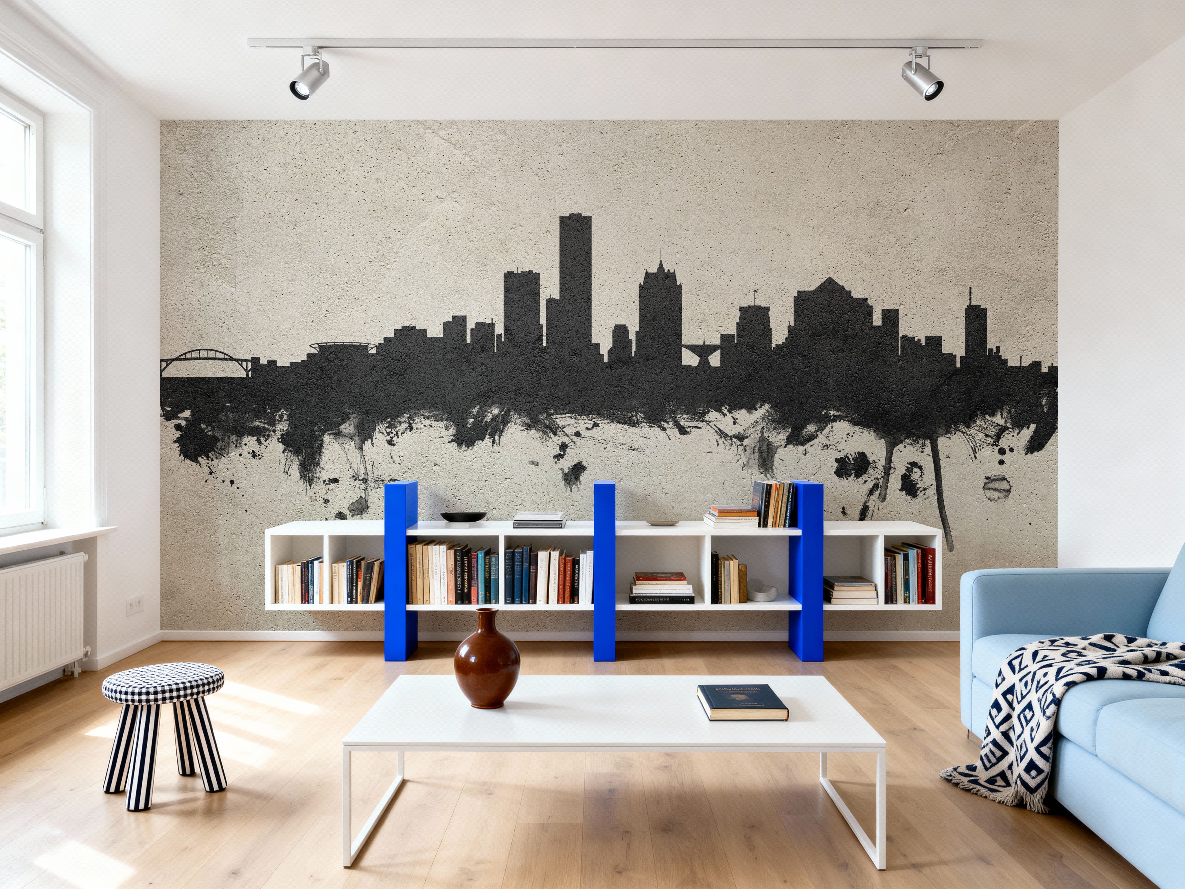 Milwaukee Wisconsin Skyline Concrete