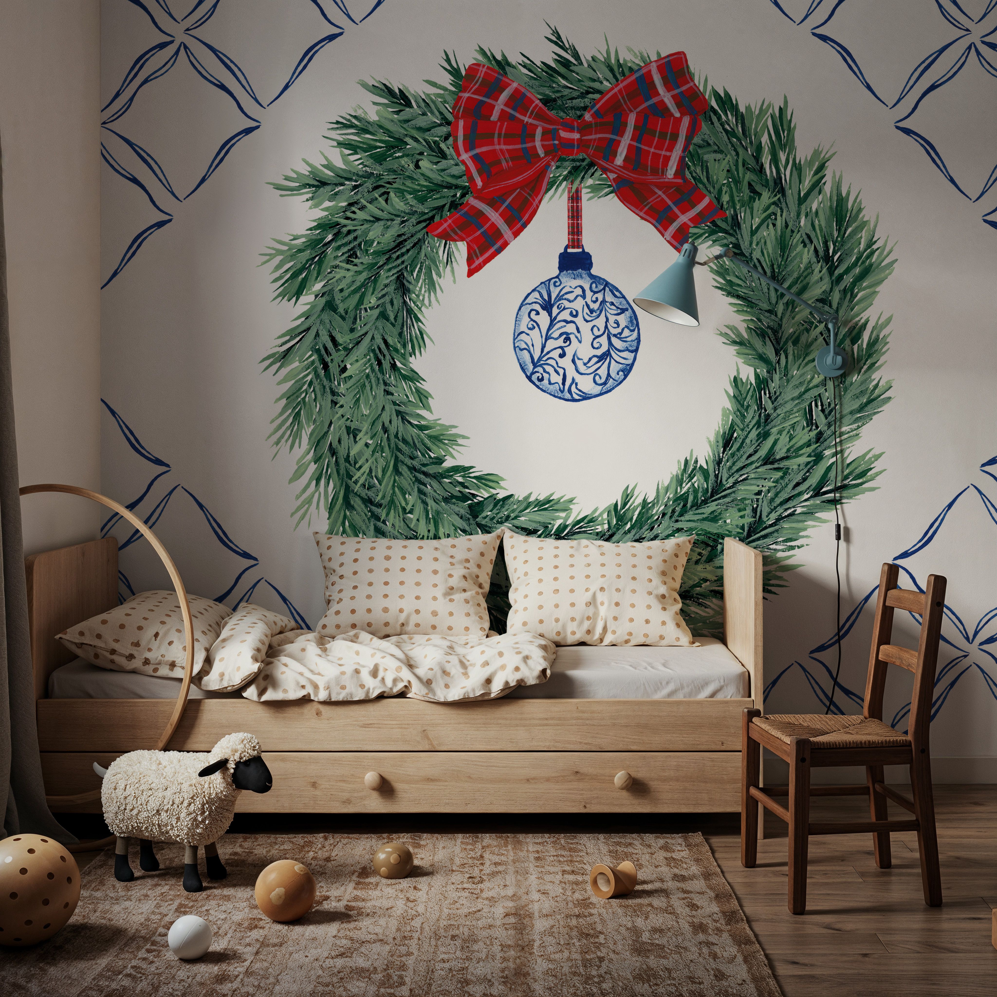 Holiday Tartan and Chinoiserie IV