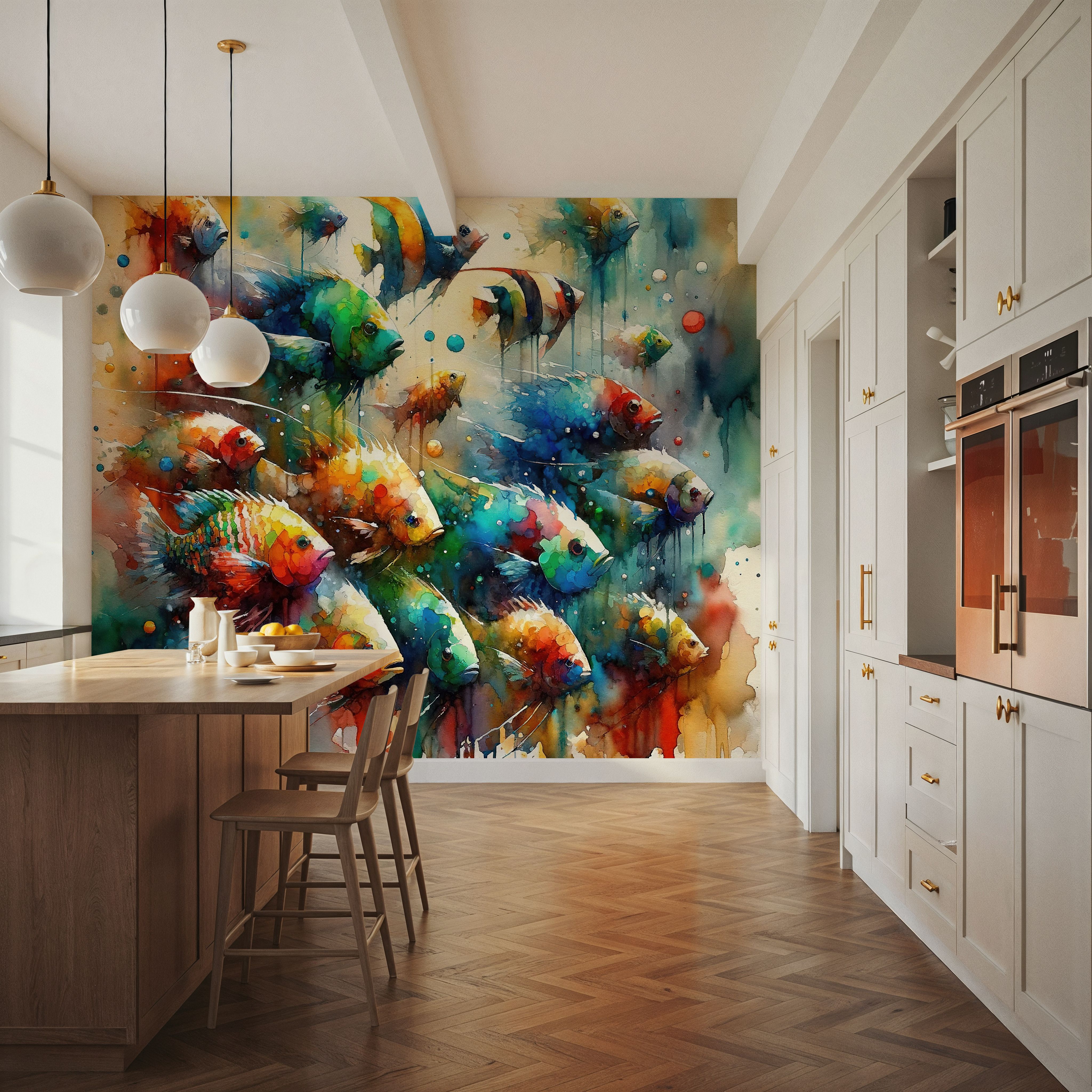 Aquatic Dance of Hues