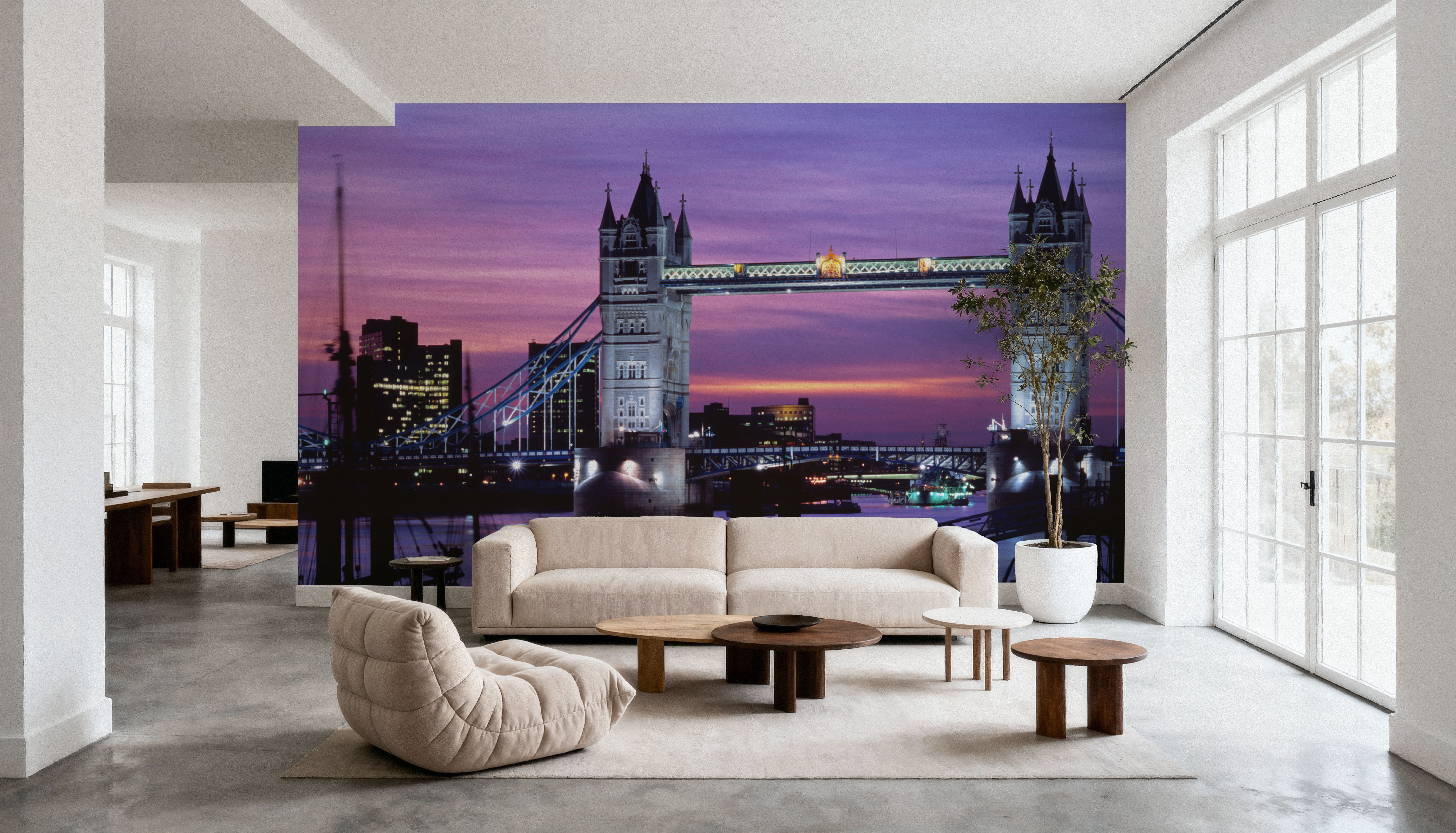 London Twilight Splendor, Wallpaper