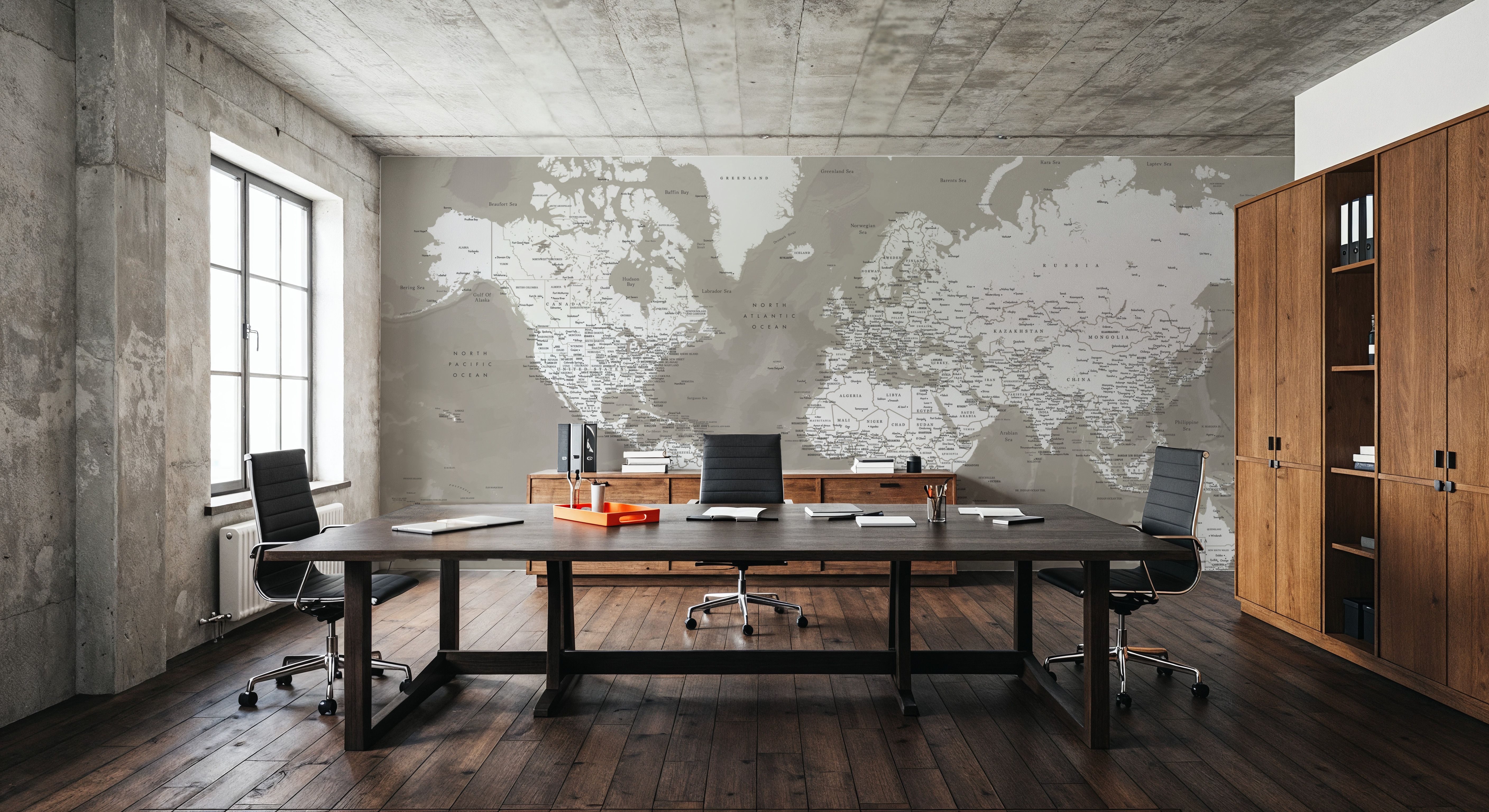 World Map Cities - Orien