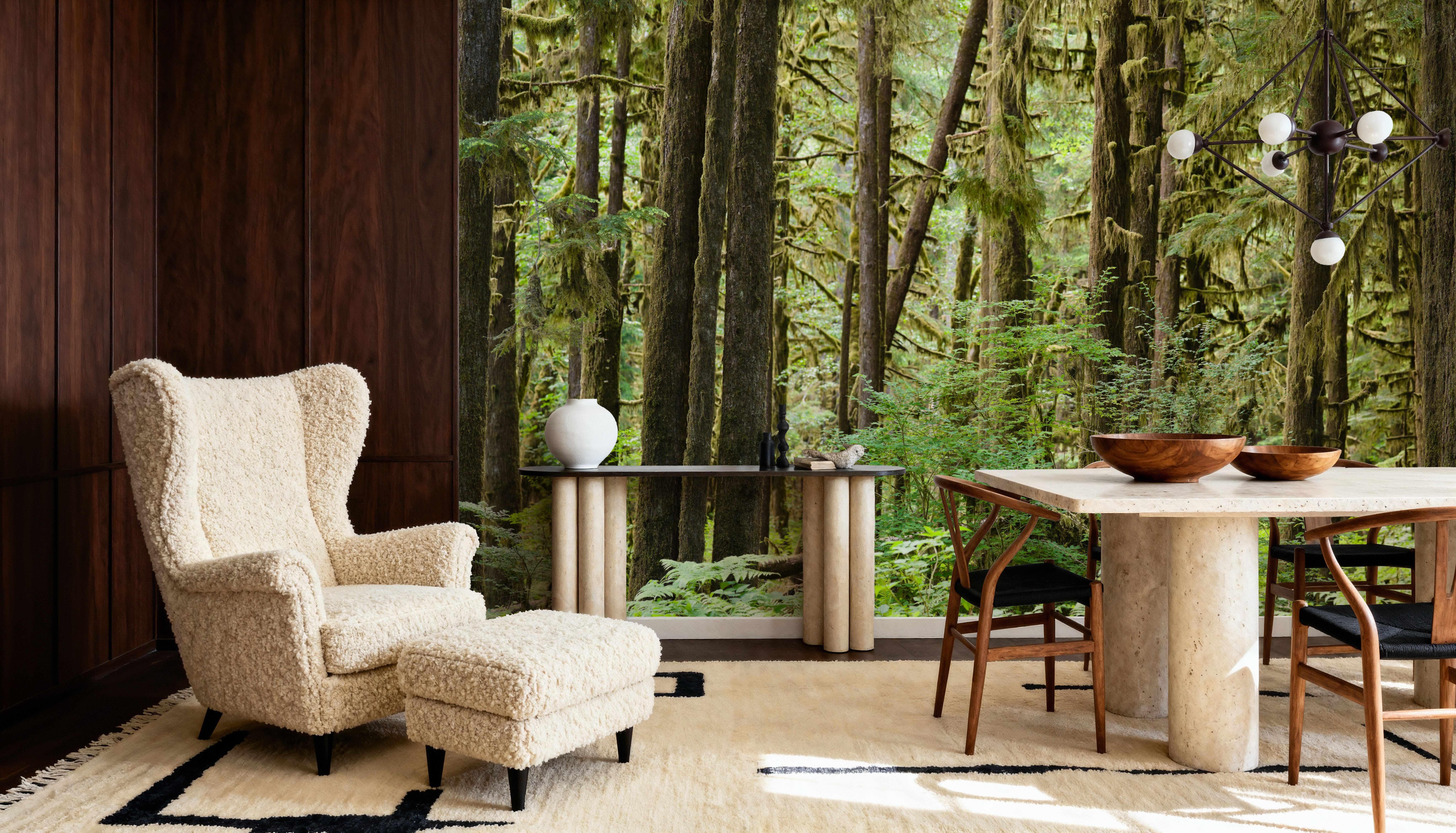 Bright Quinault Rainforest, Wallpaper