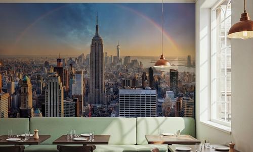 Rainbow Over New York City