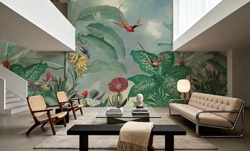 Birds of Paradise Green