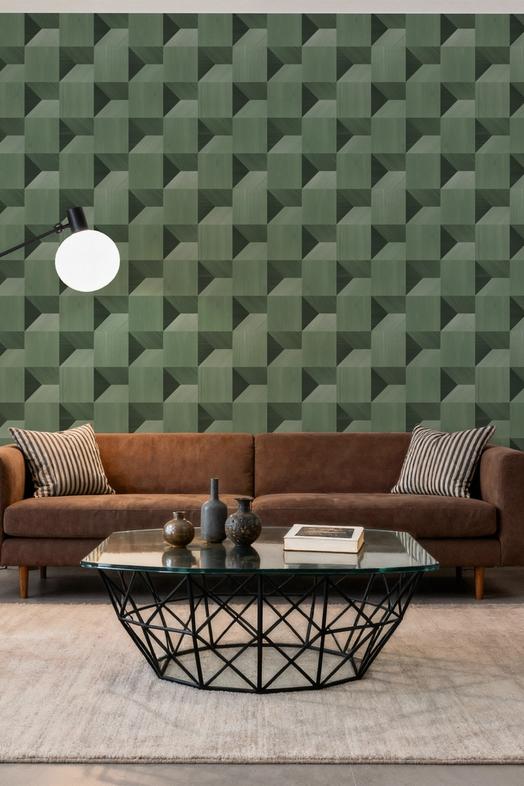 Illusion Box Marquetry, Green