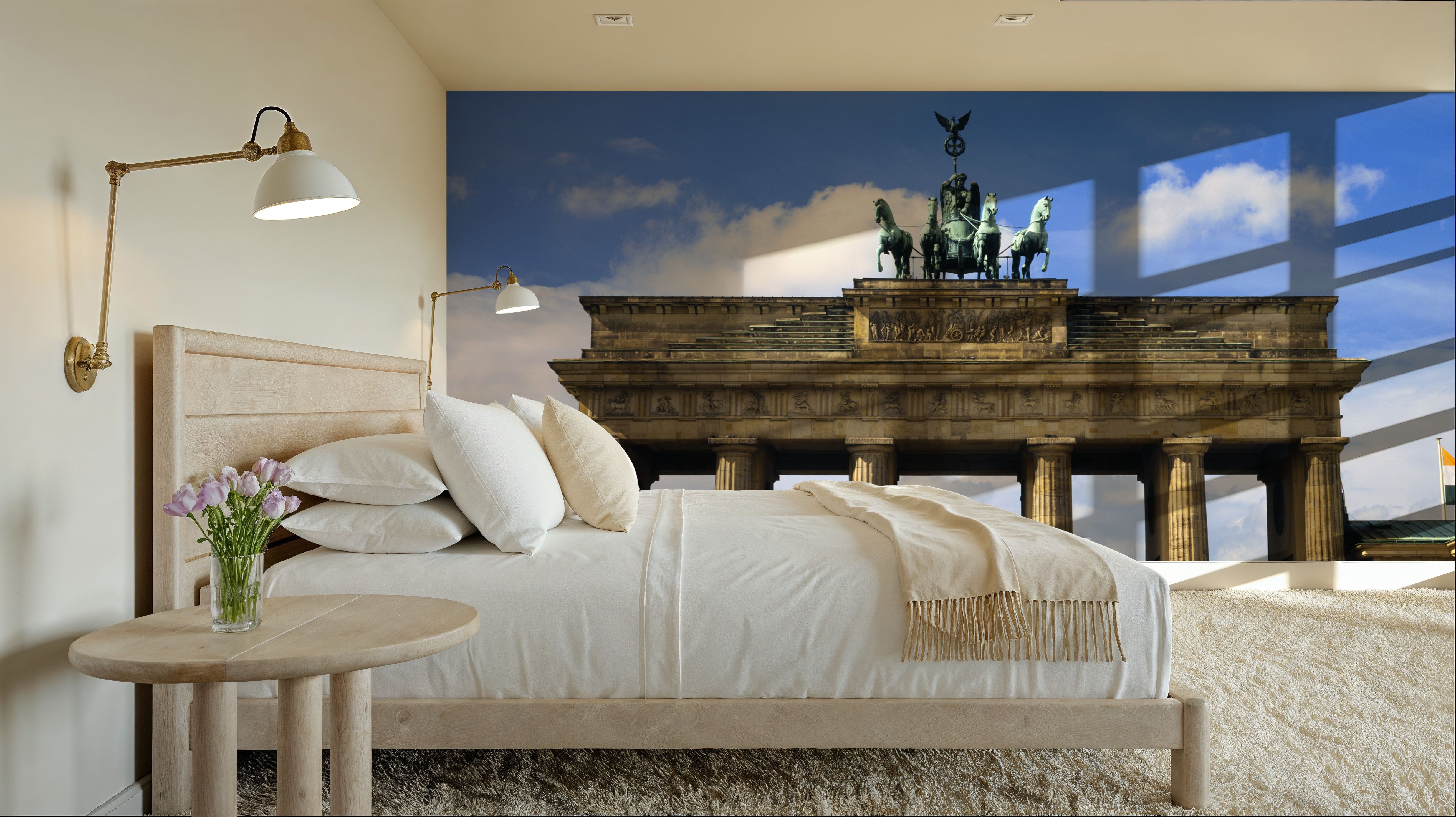 Neoclassical Quadriga, Wallpaper