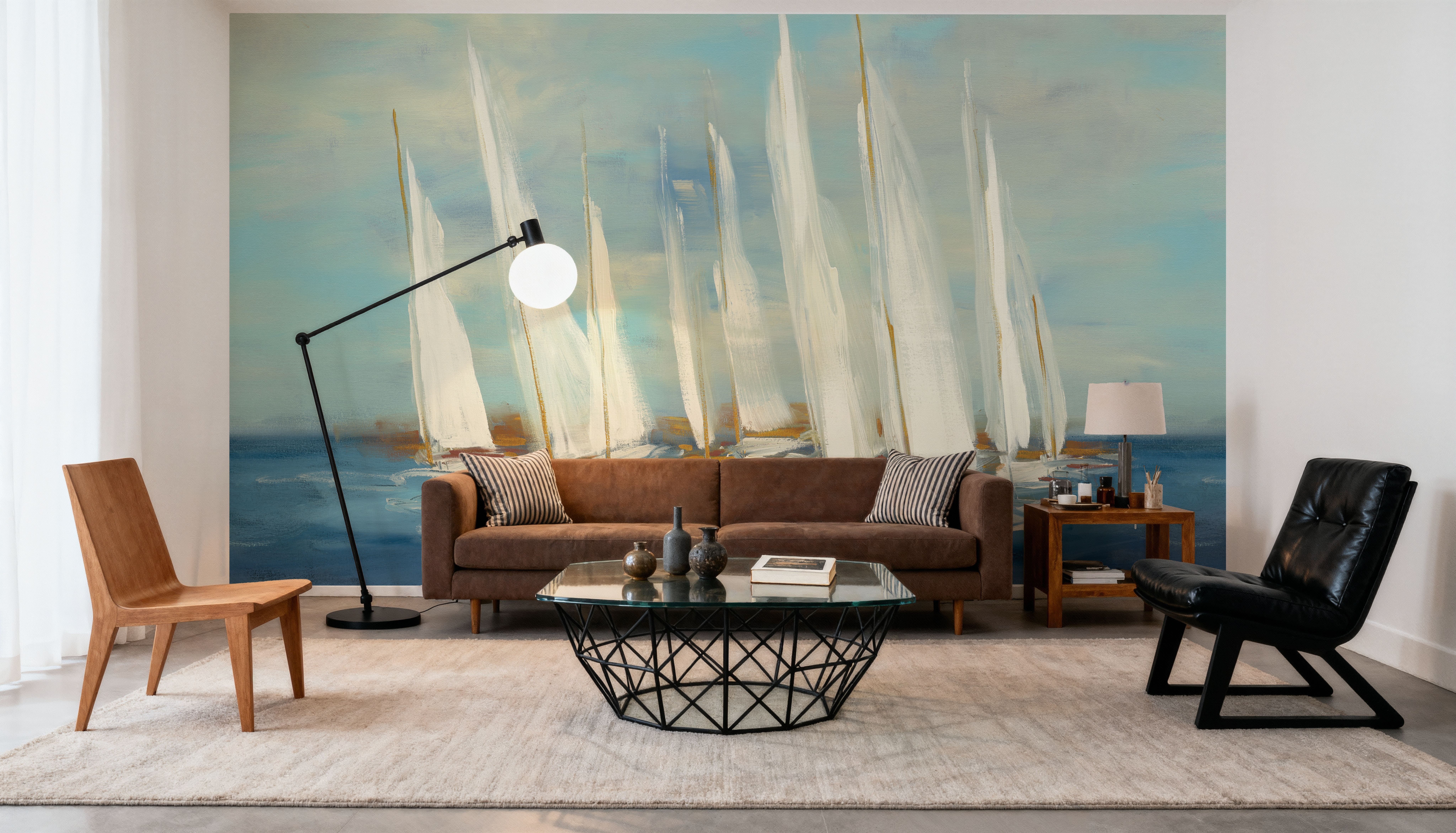 Regatta Sail, Behang