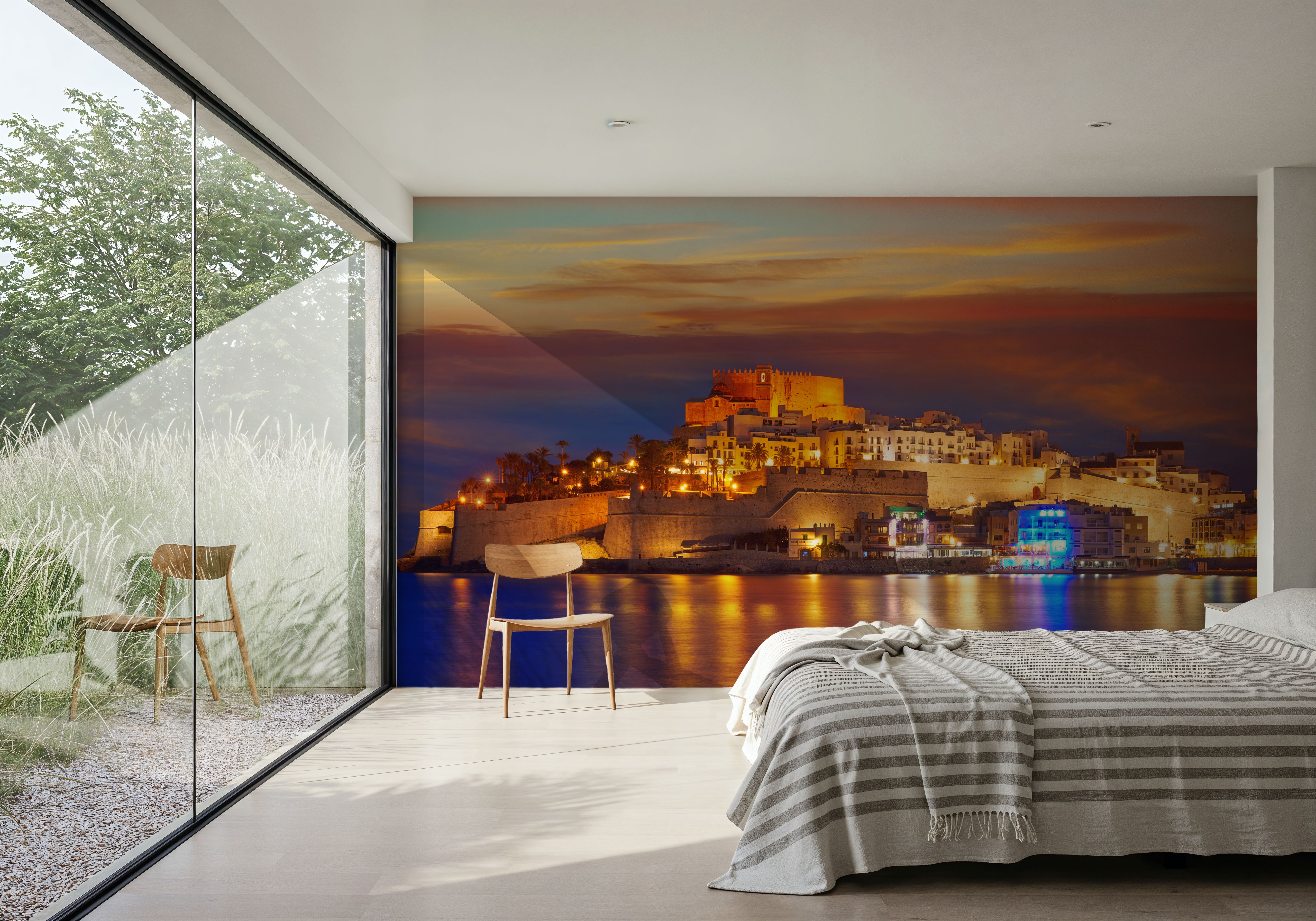 Mediterranean Castle Sunset