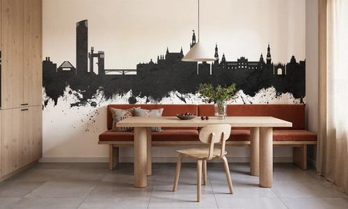 Sevilla Skyline Black & White