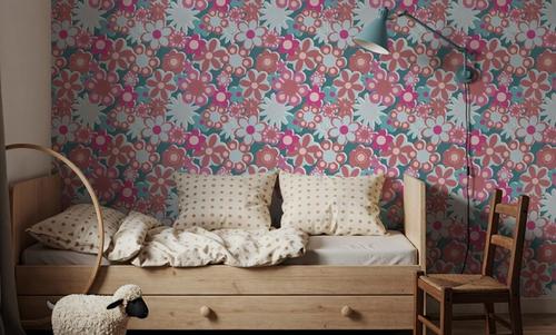 Flower Power, Turqoise
