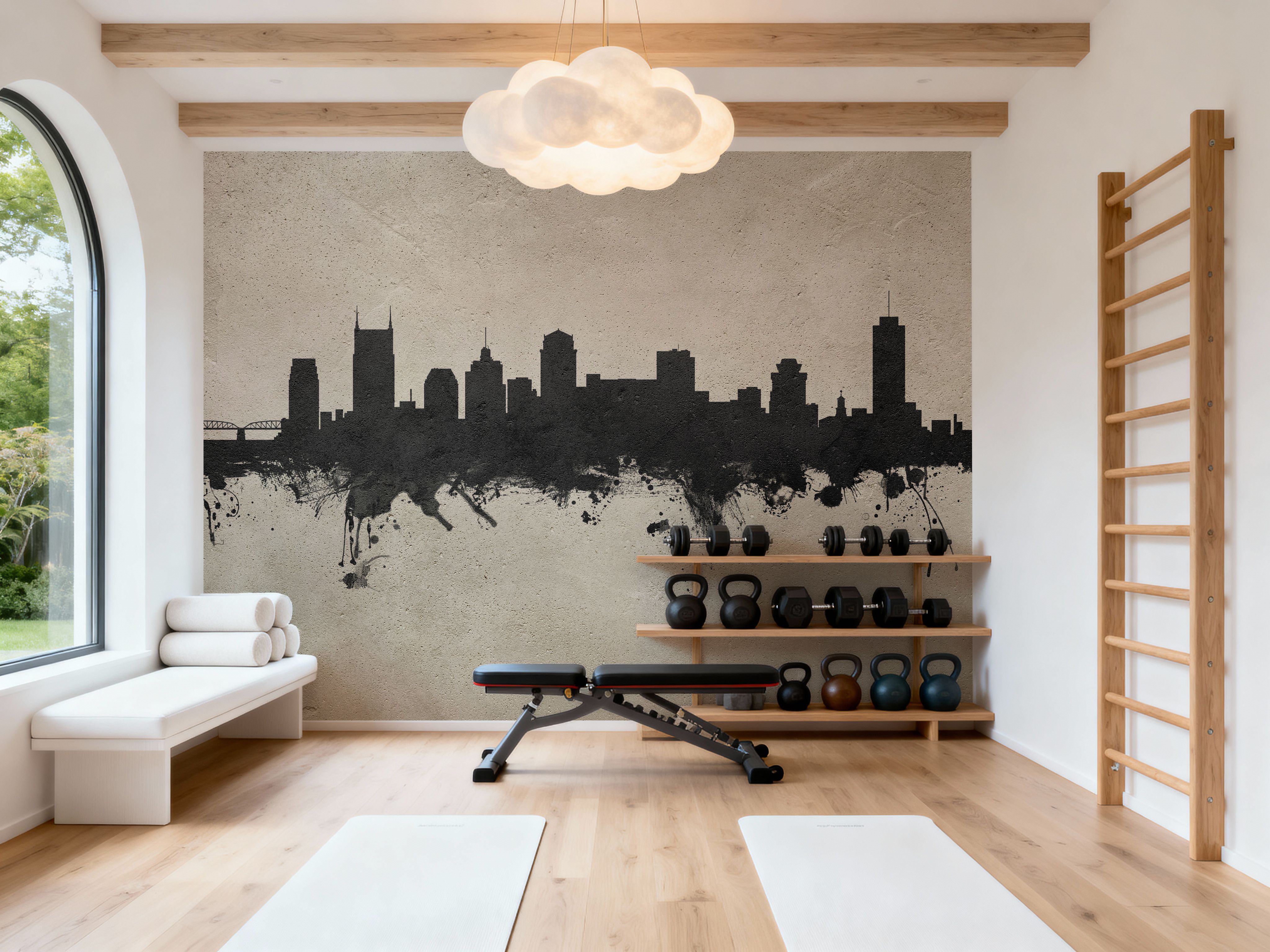 Nashville Tennessee Skyline Concrete