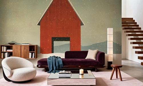 Red Barn Winter