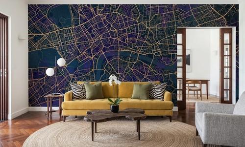 Central London Blue & Gold