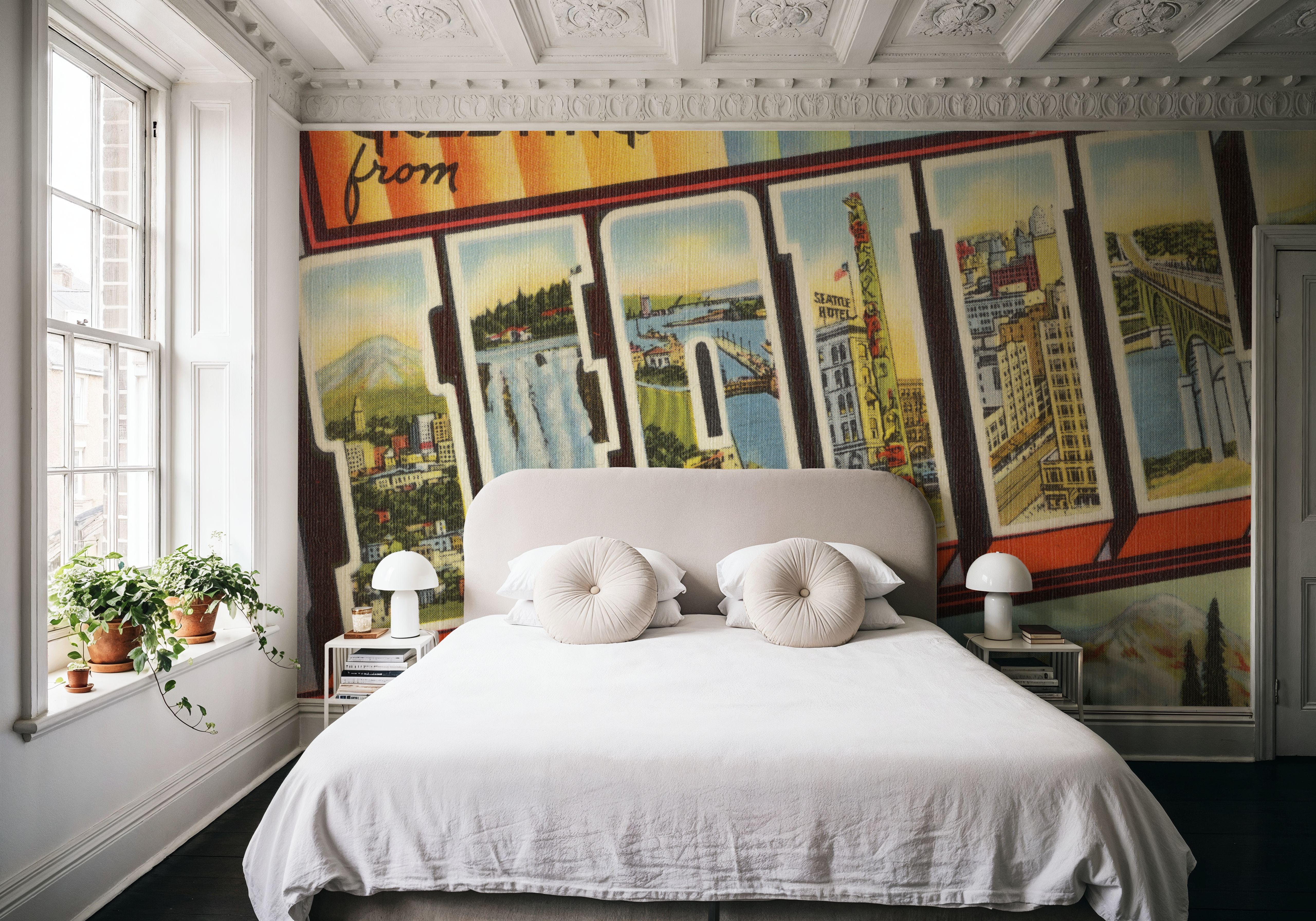 Greetings from Seattle - Screenprint Postcard