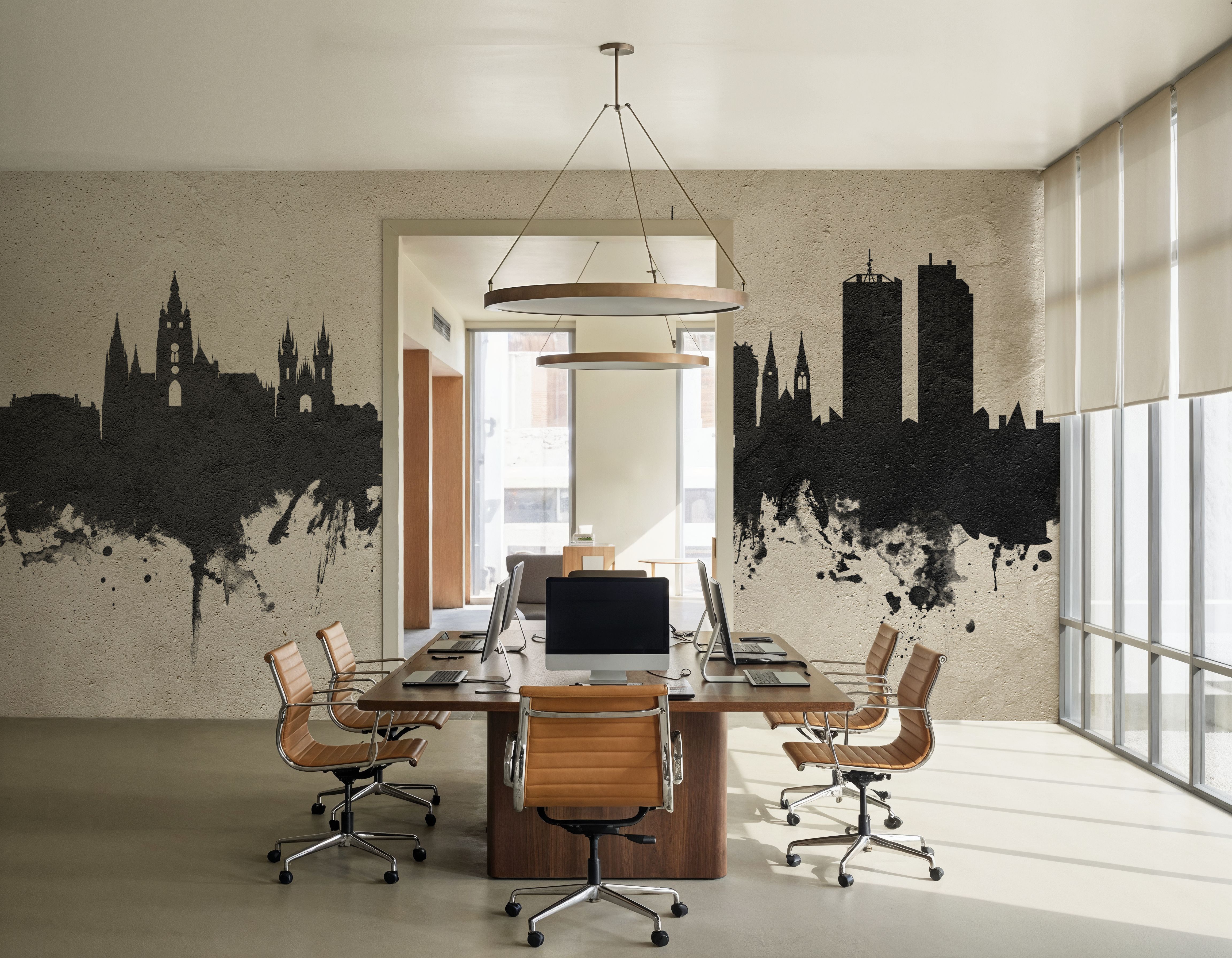 Prague (Praha) Czech Republic Skyline Concrete