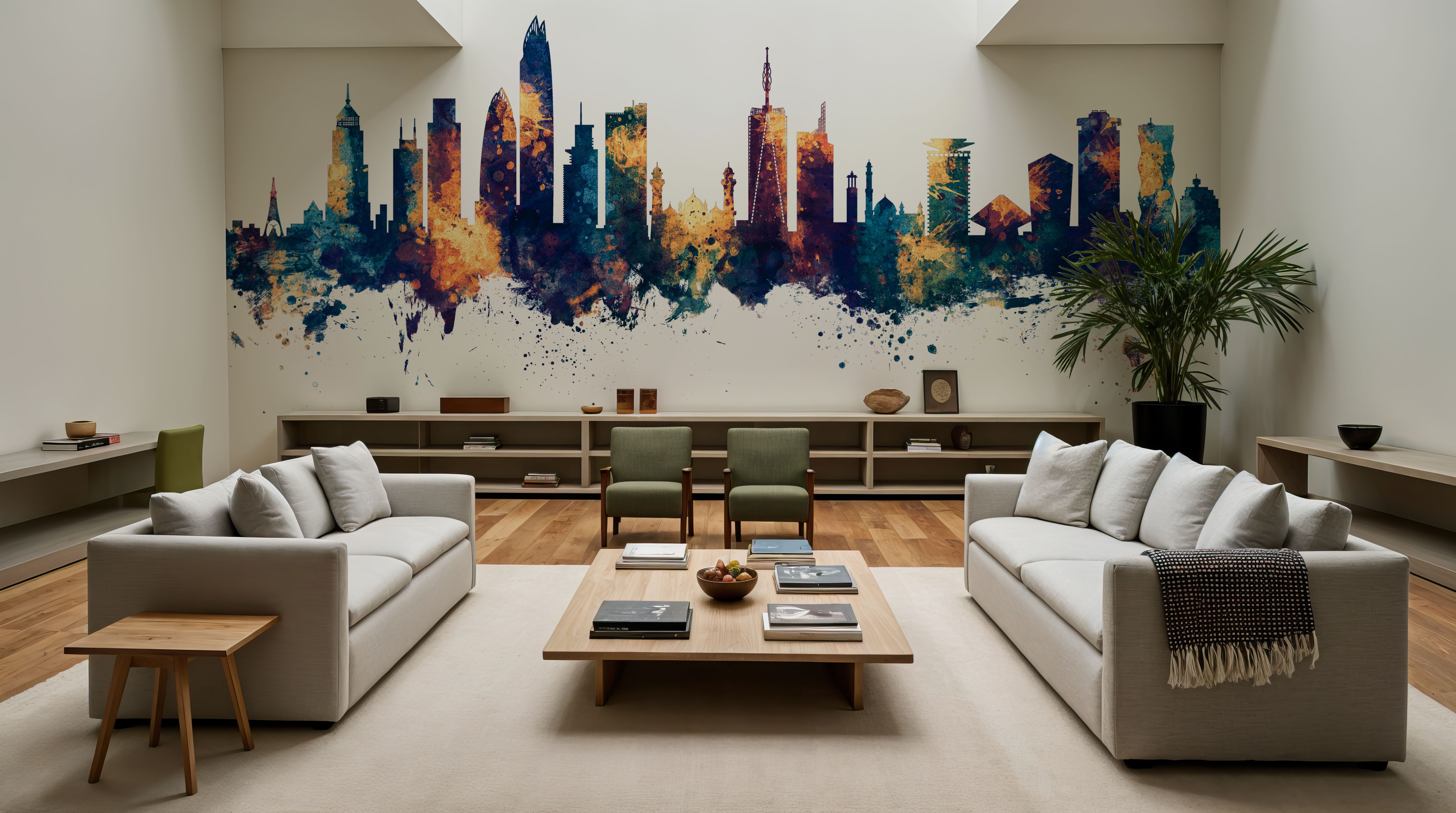 Nairobi Kenya Skyline Blue & Bronze