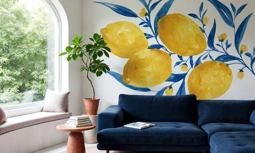 Blue Leaf Lemons I