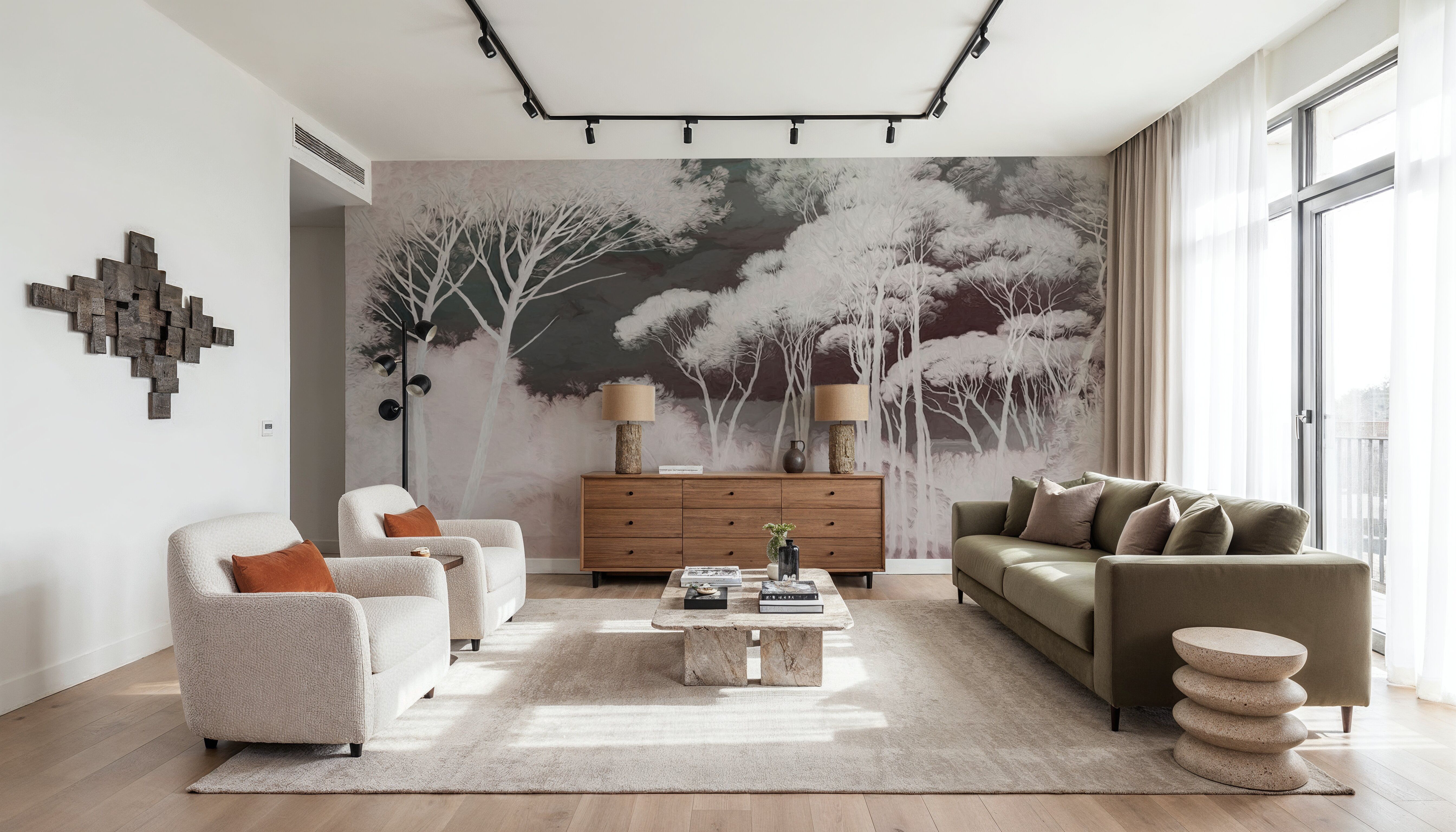 Seeing Through the Forest Red