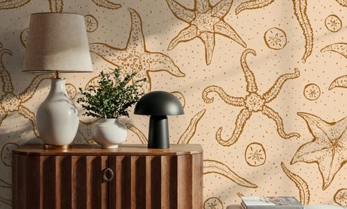 Echinoderms, Warm Beige