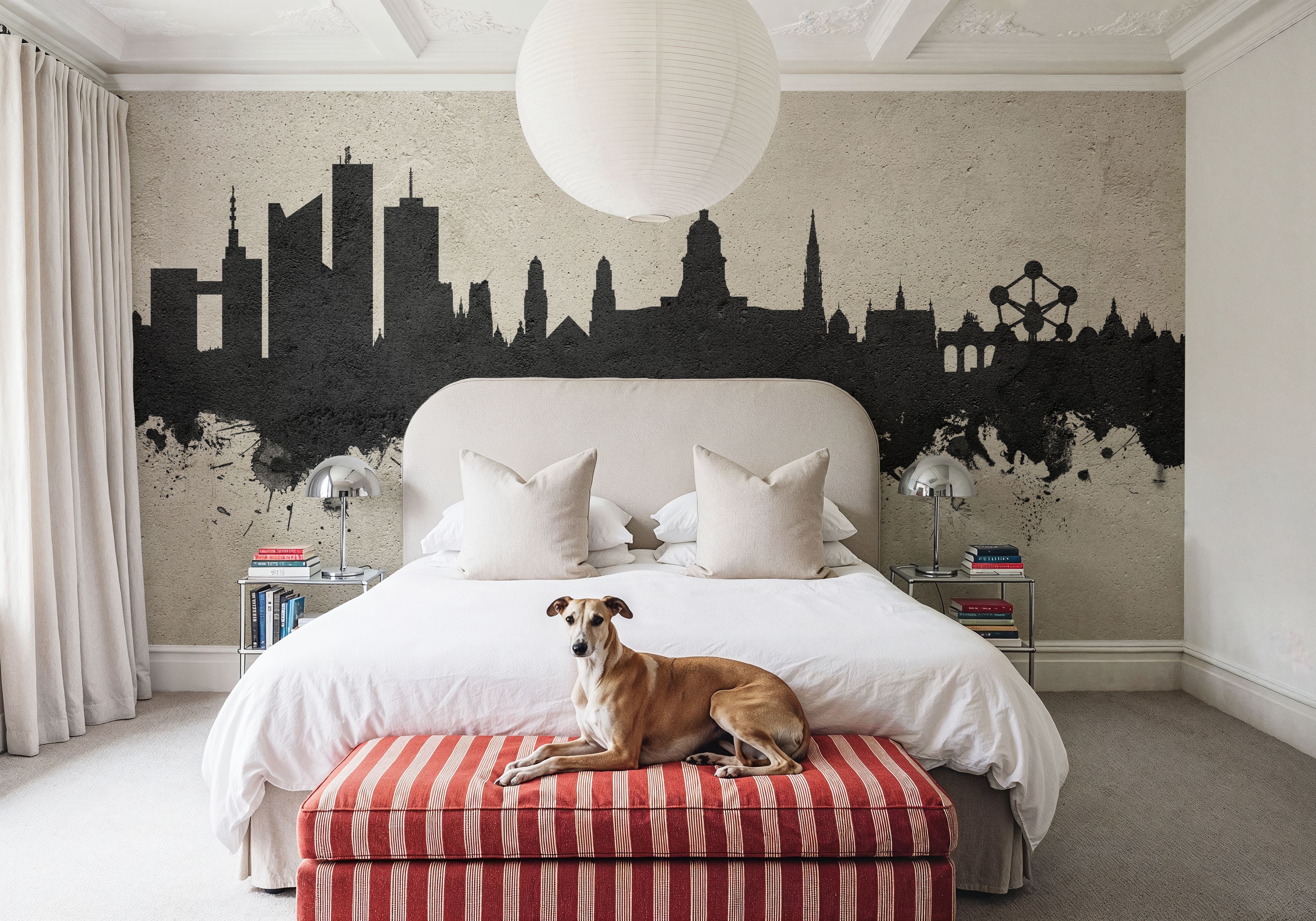 Brussels Belgium Skyline Concrete