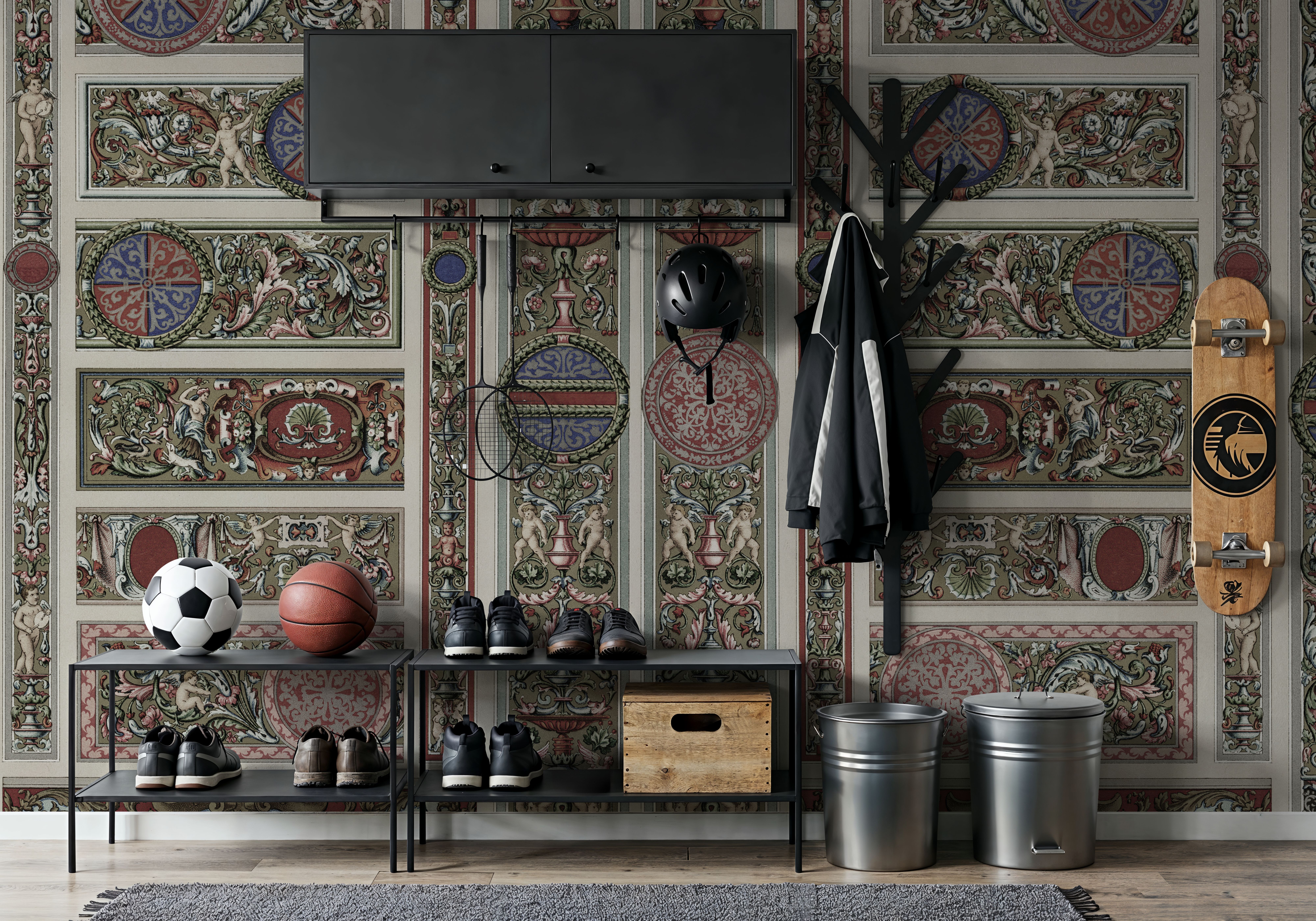 Chamber, Terracotta, Papel pintado