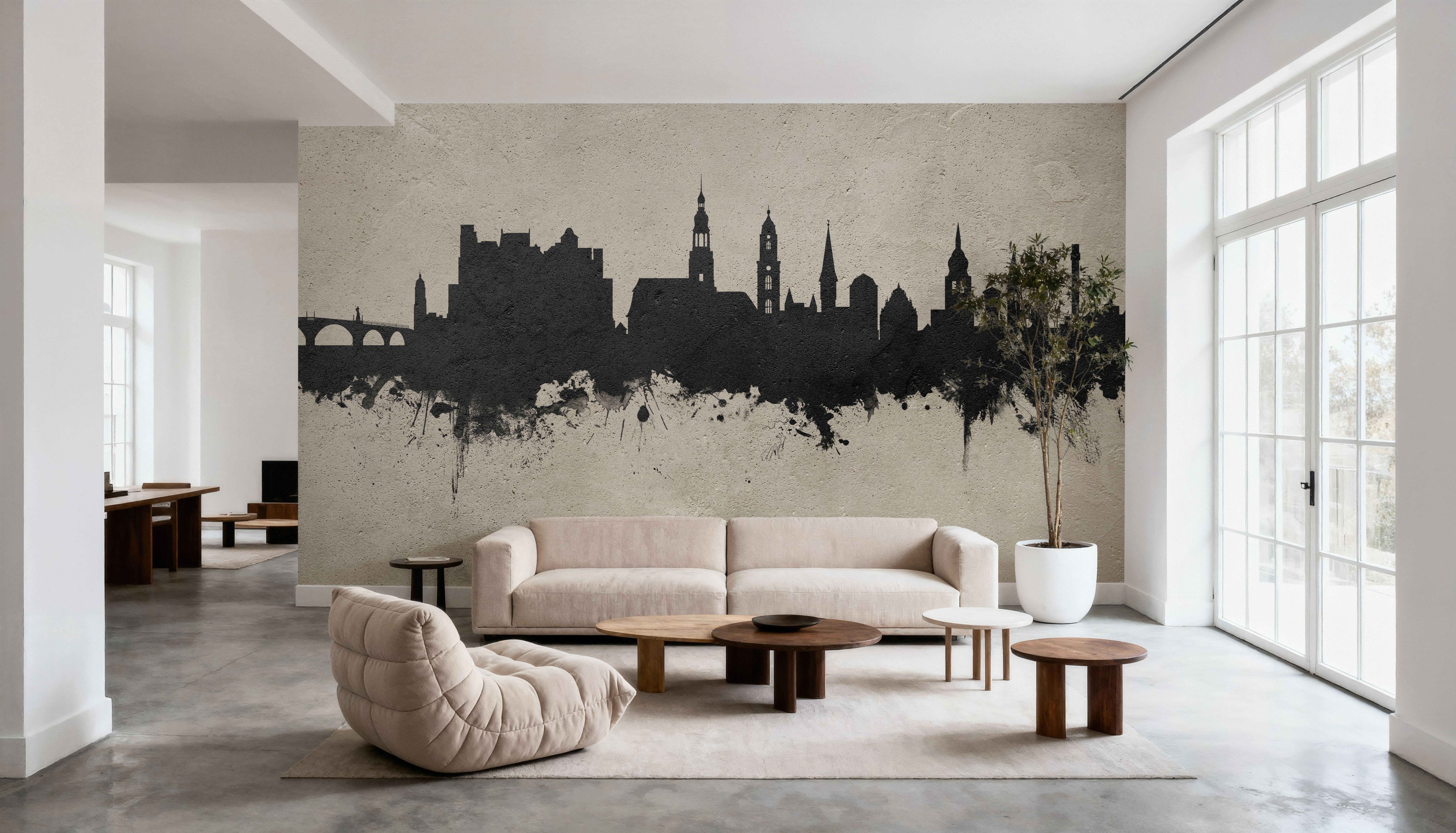 Heidelberg Germany Skyline Concrete