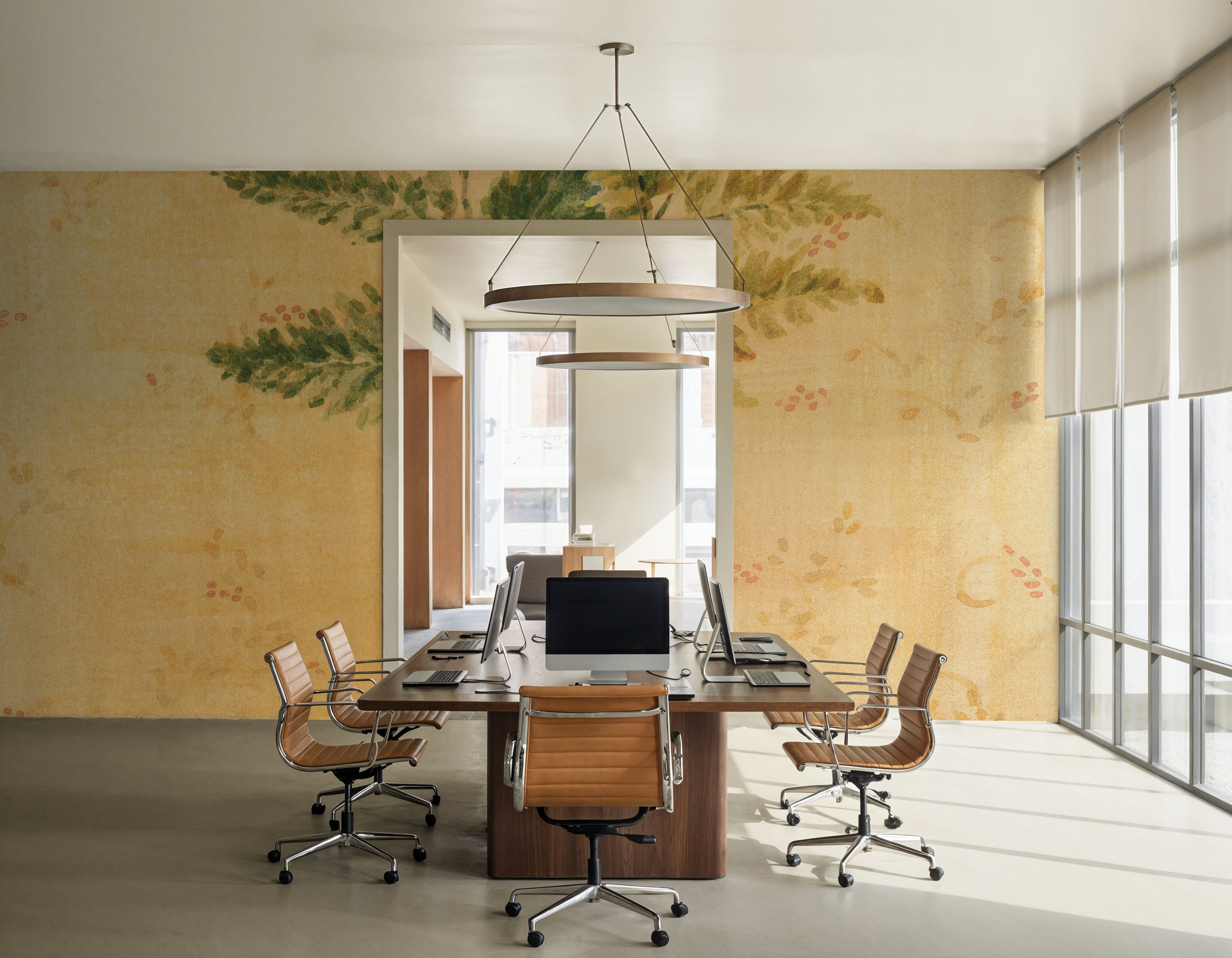 Ferns in Glass Vase I