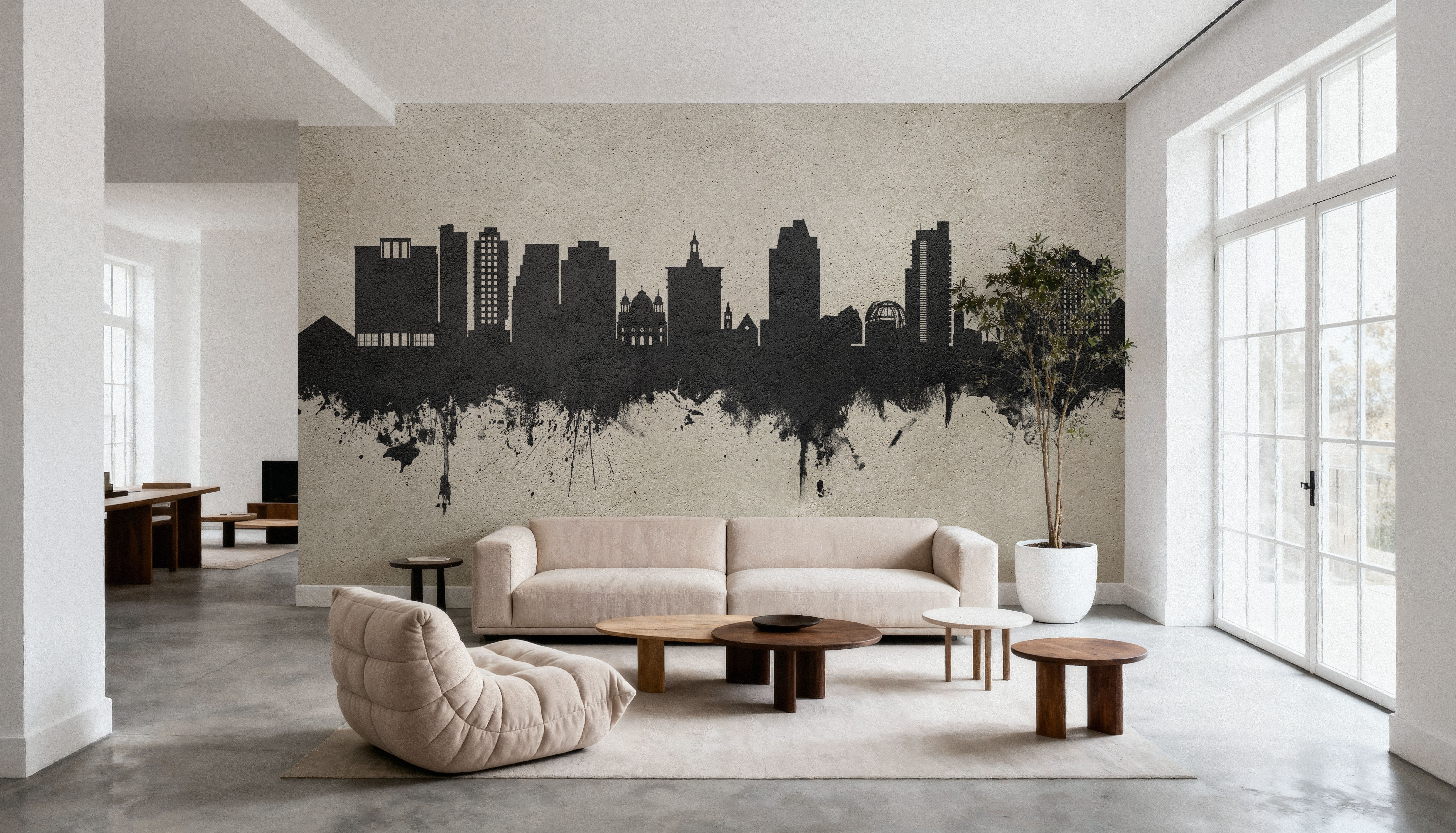 San Jose California Skyline Concrete