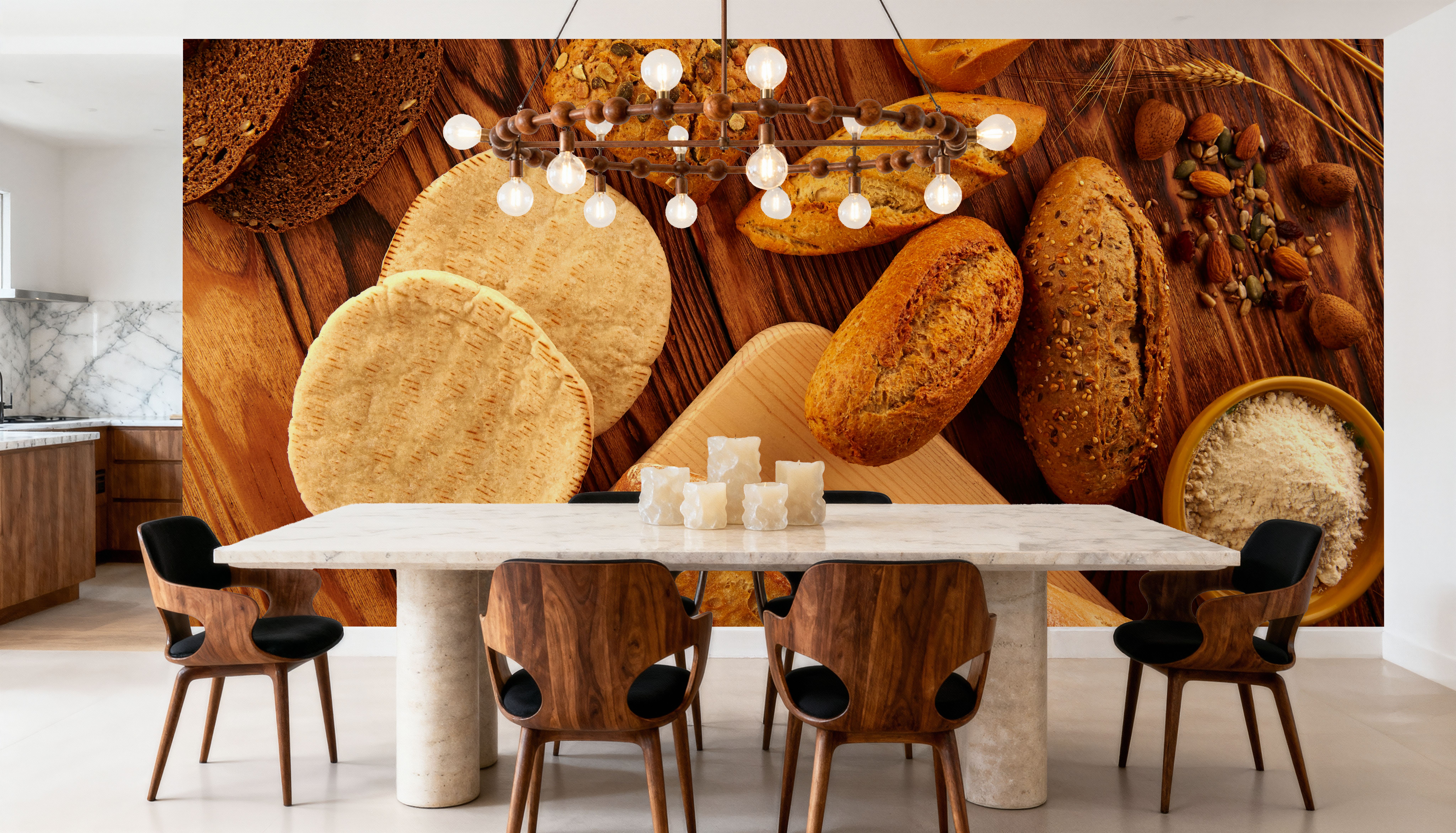 Break Bread, Wallpaper