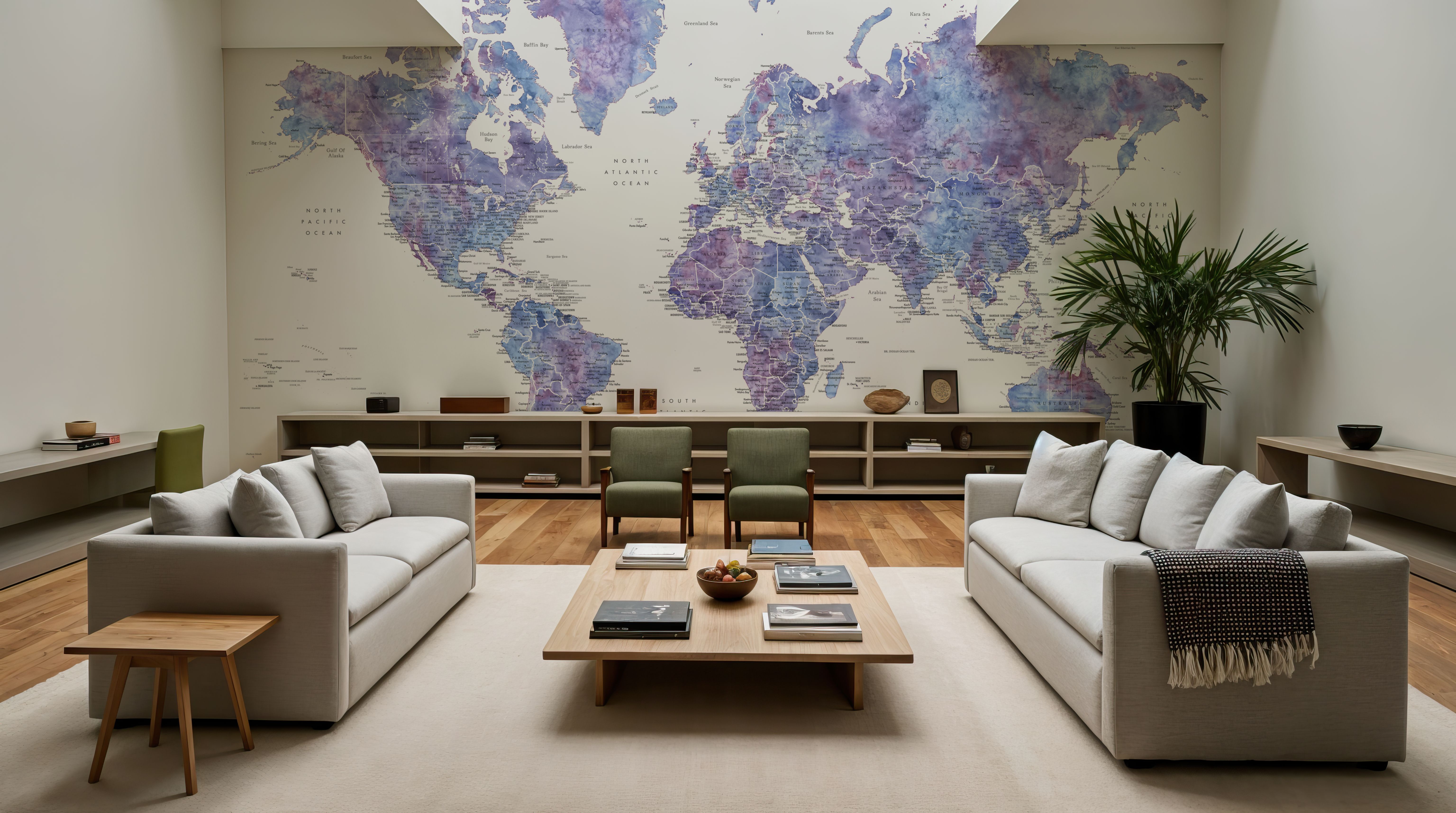 World Map Cities - Raul