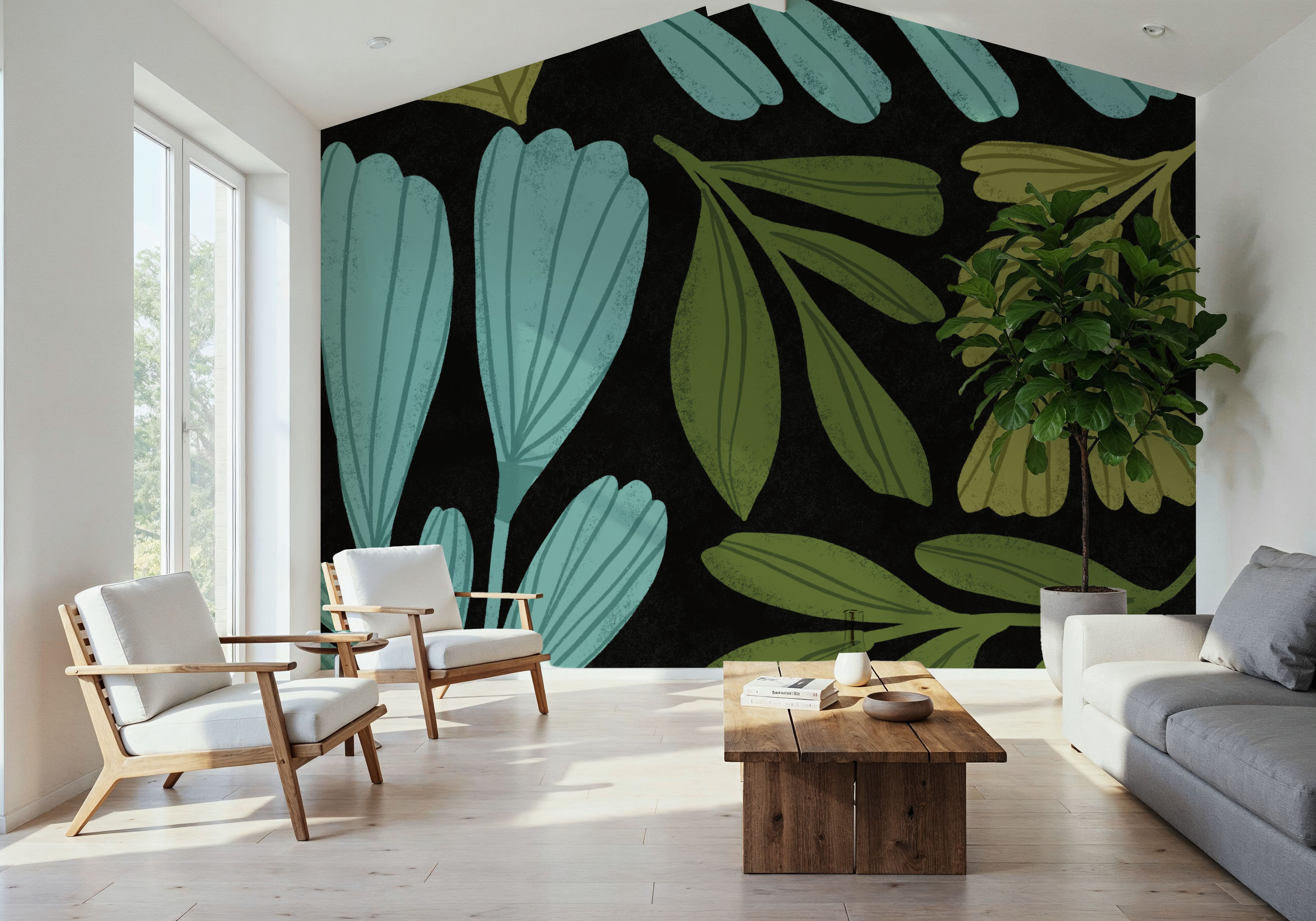 Plant Toss III, Papier peint