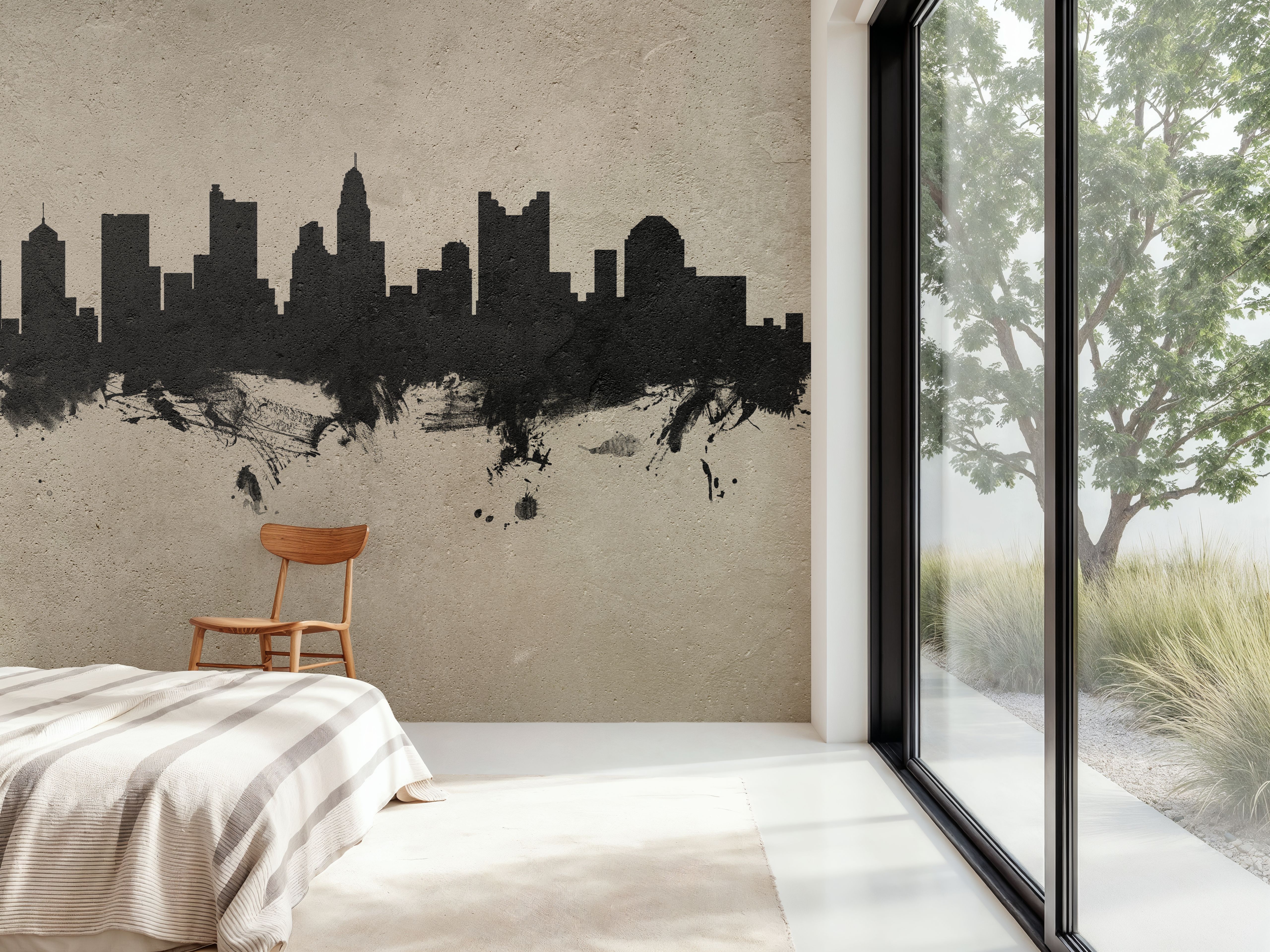 Columbus Ohio Skyline Concrete